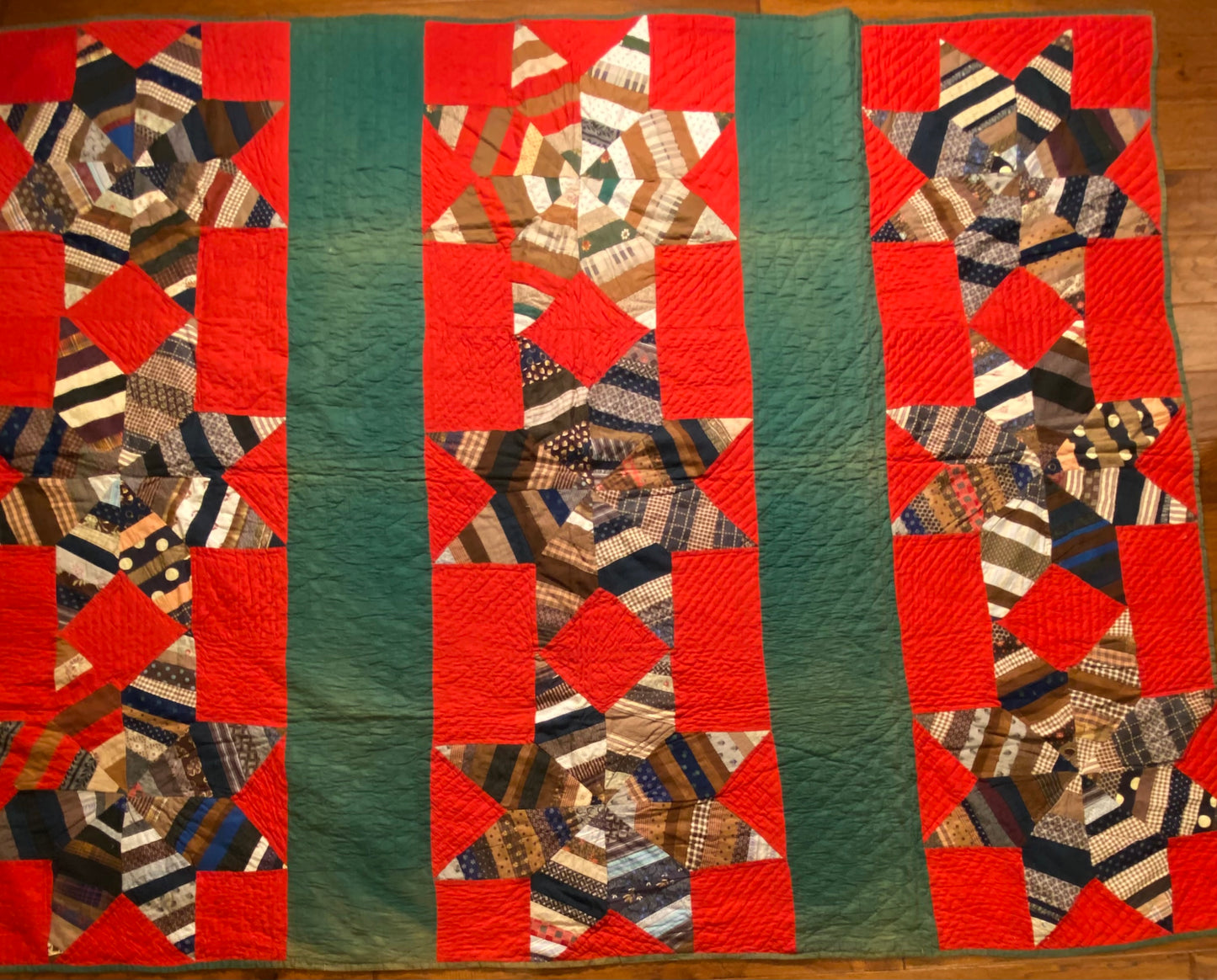 String Stars and Bars Quilt -SOLD