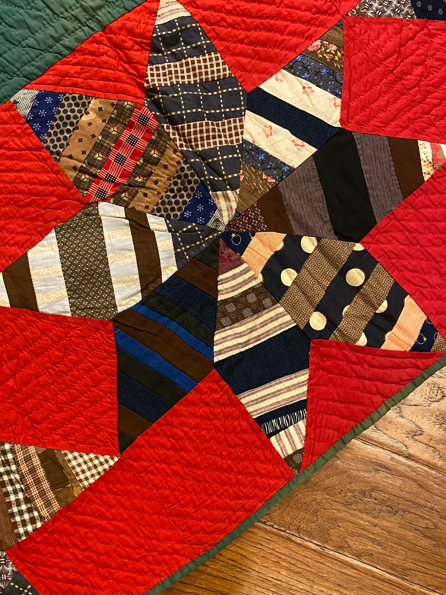 String Stars and Bars Quilt -SOLD