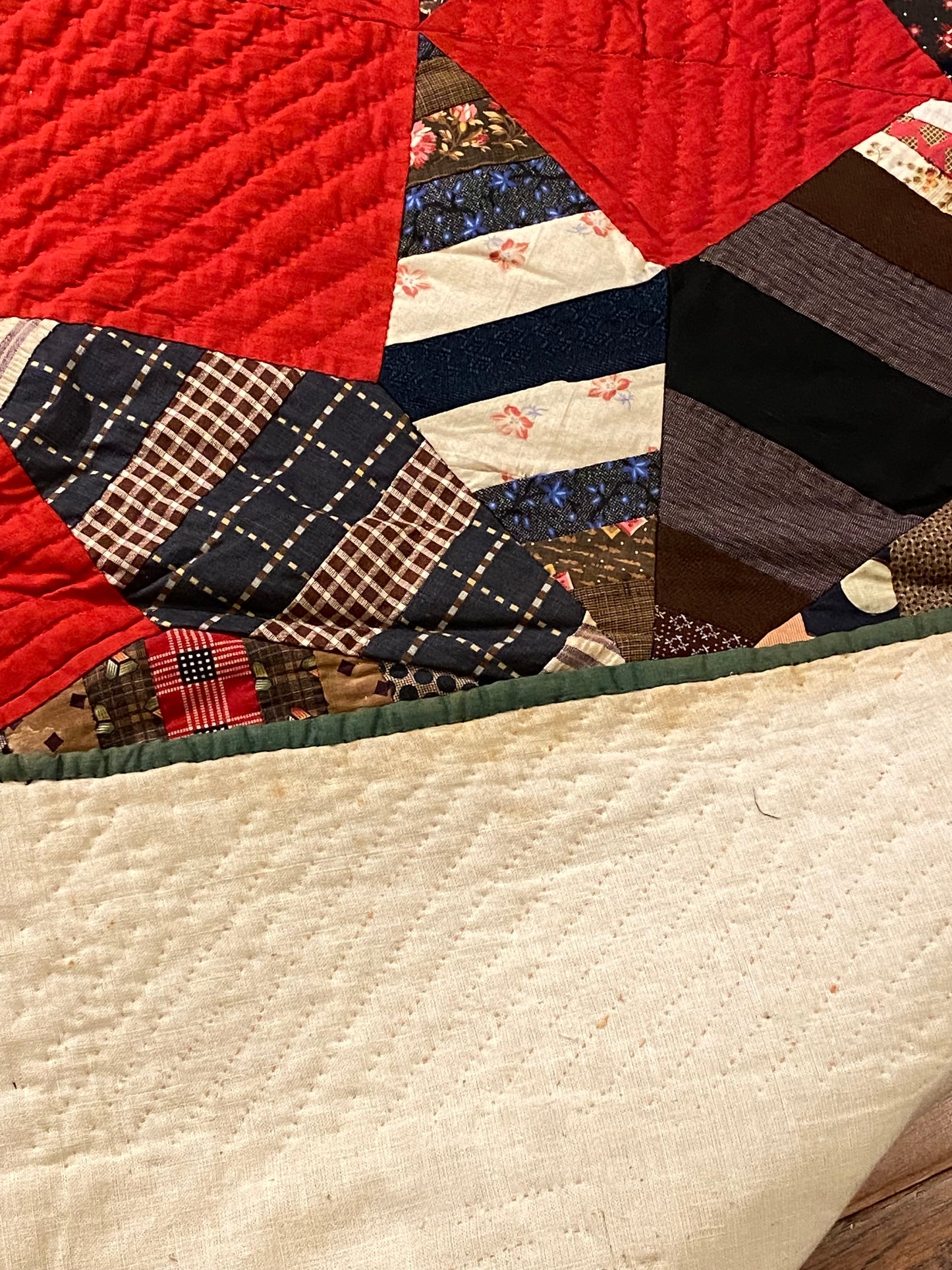 String Stars and Bars Quilt -SOLD