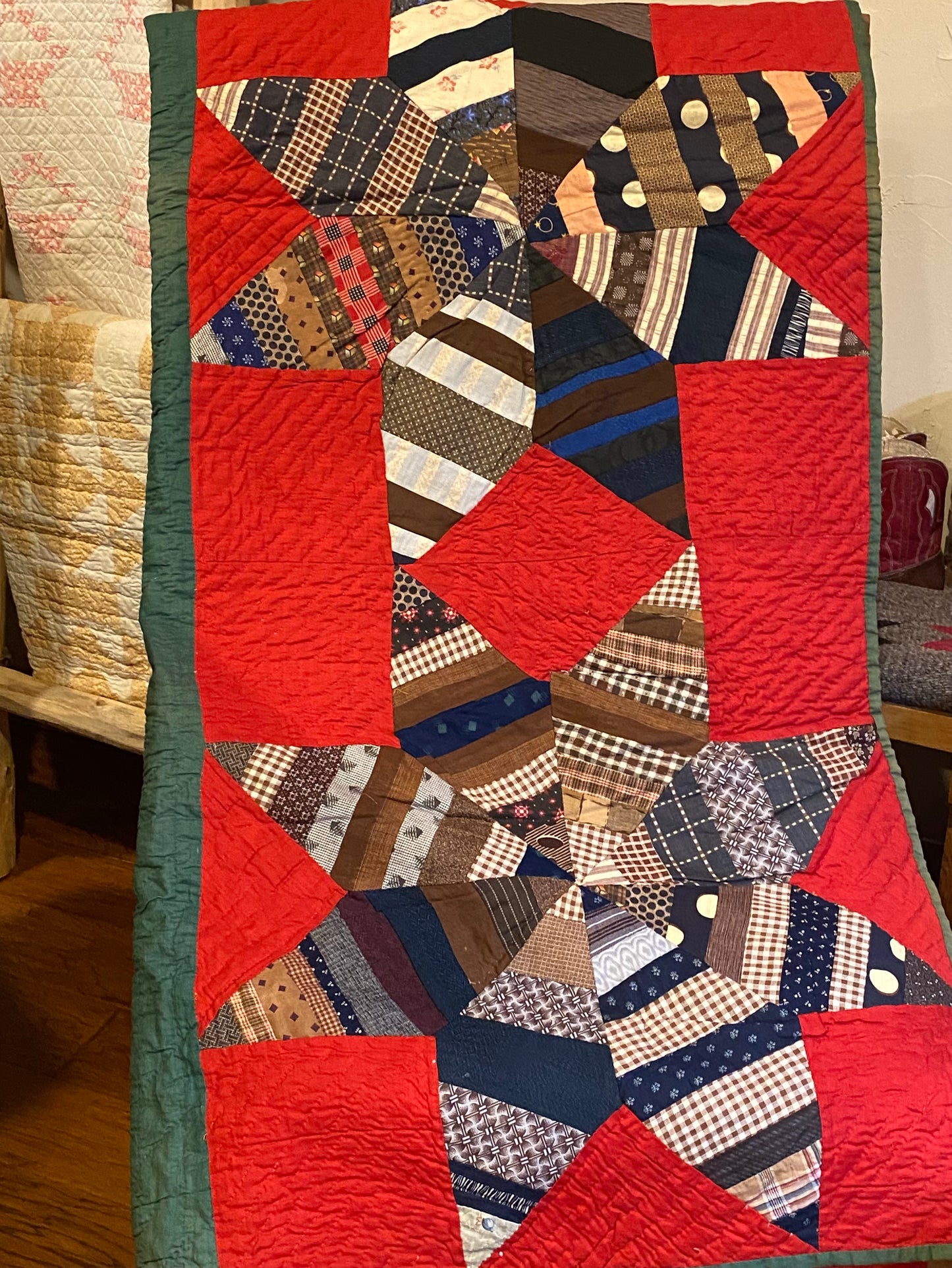 String Stars and Bars Quilt -SOLD
