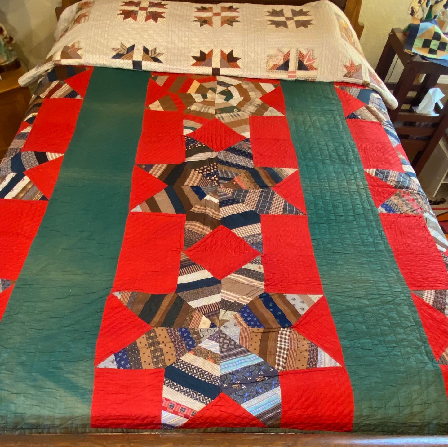 String Stars and Bars Quilt -SOLD