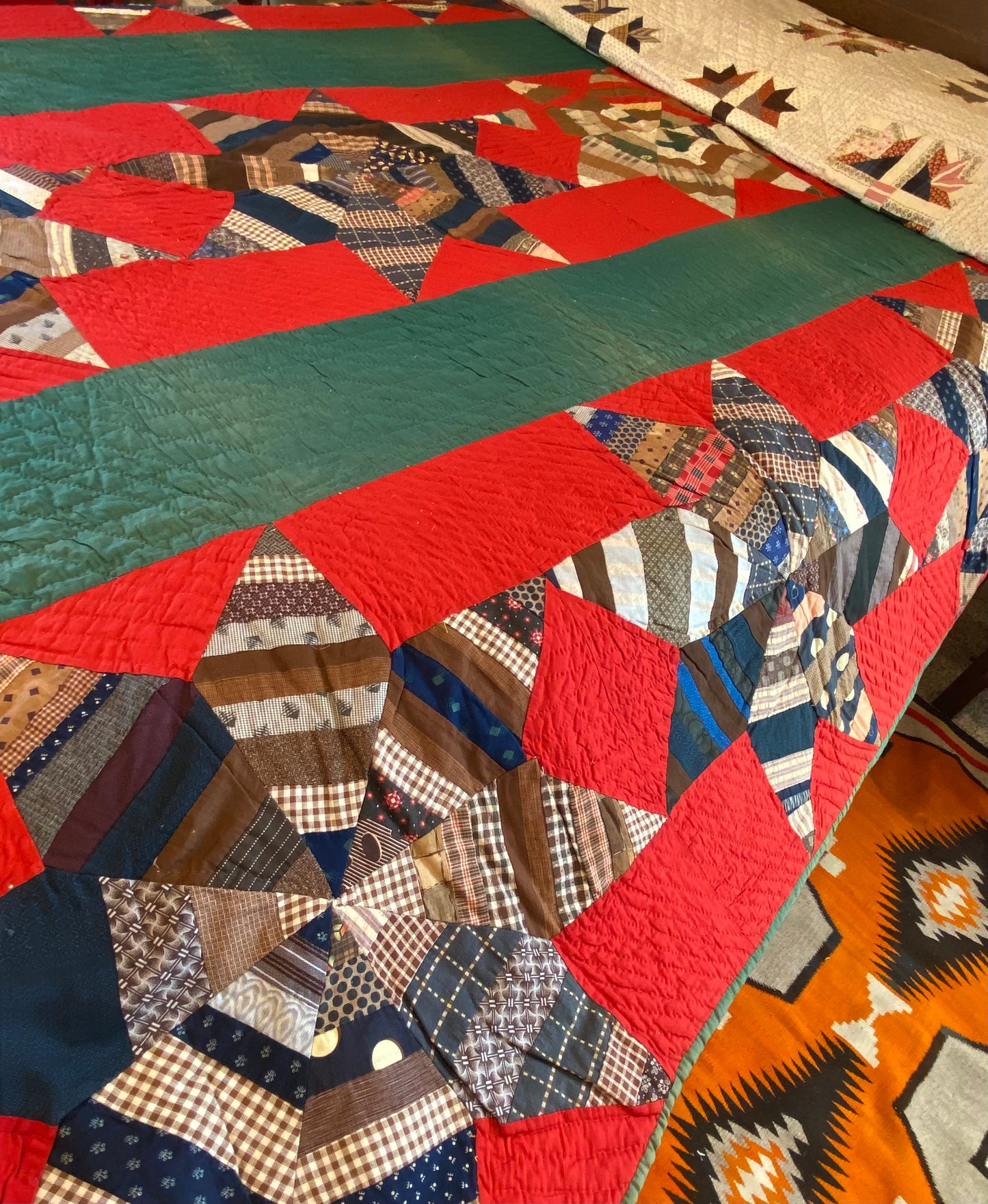 String Stars and Bars Quilt -SOLD