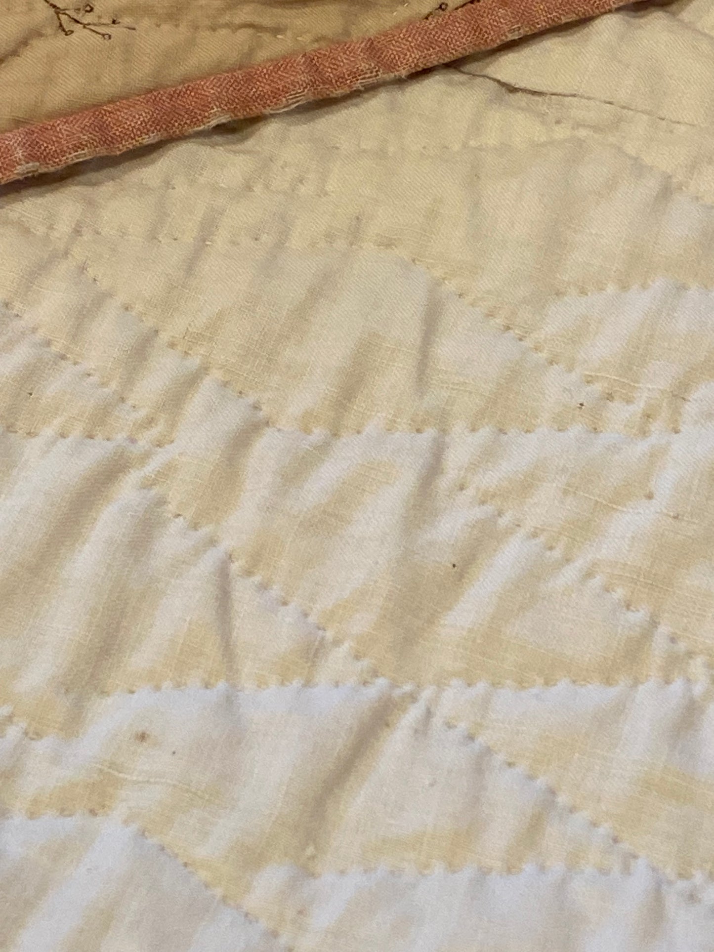 Early Diamonds Chintz Quilt