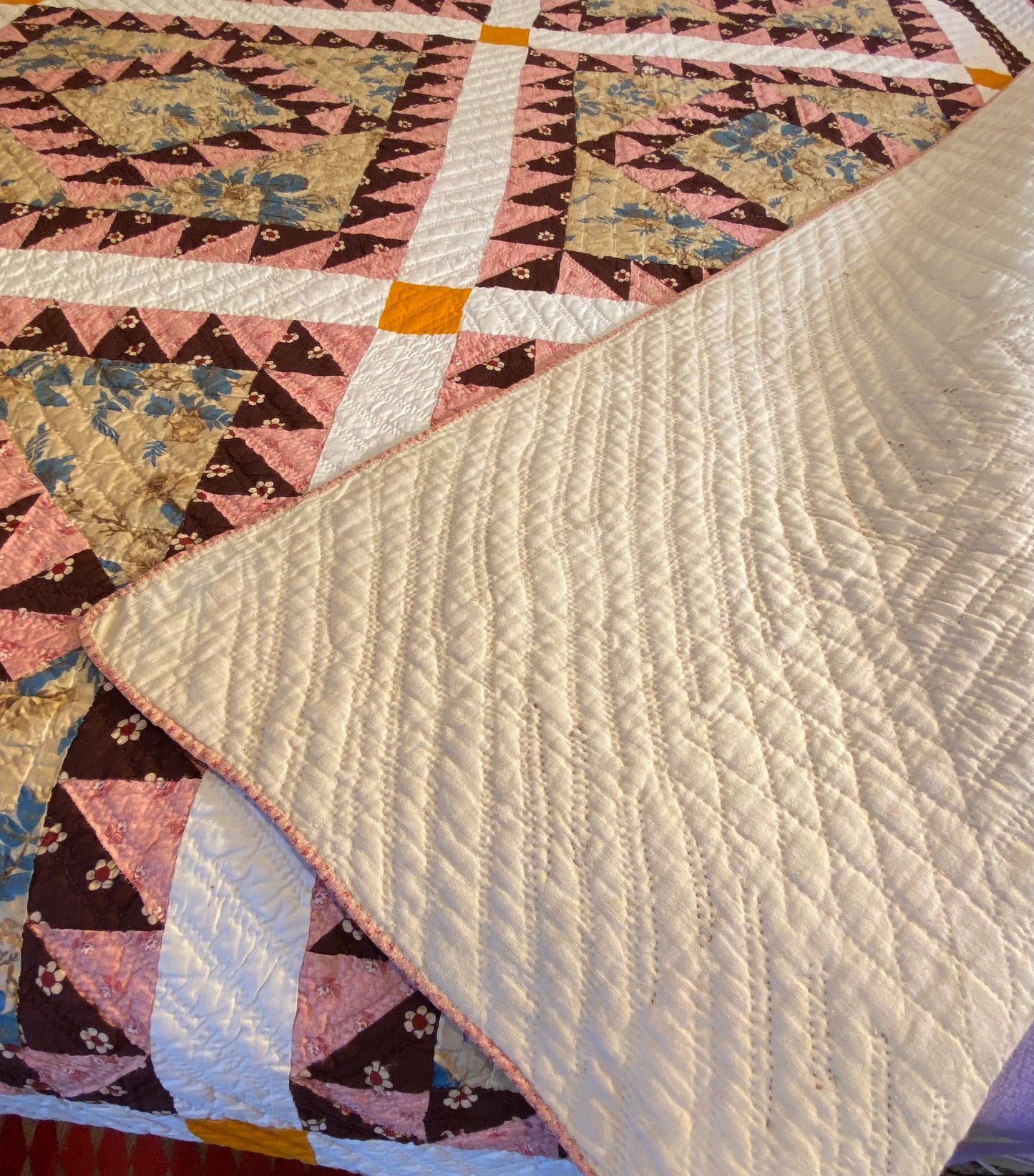 Sawtooth Square in a Square Quilt