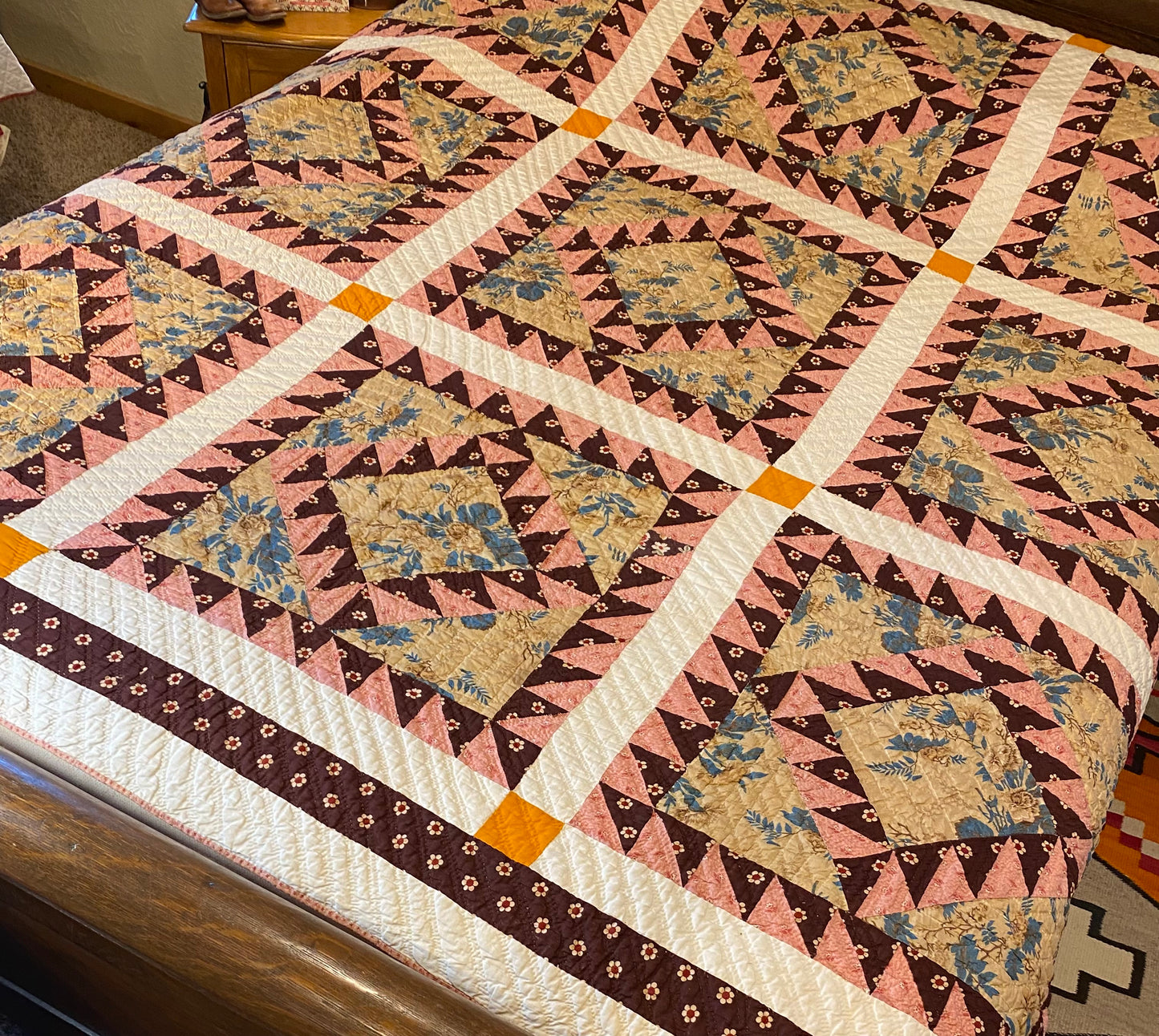 Sawtooth Square in a Square Quilt