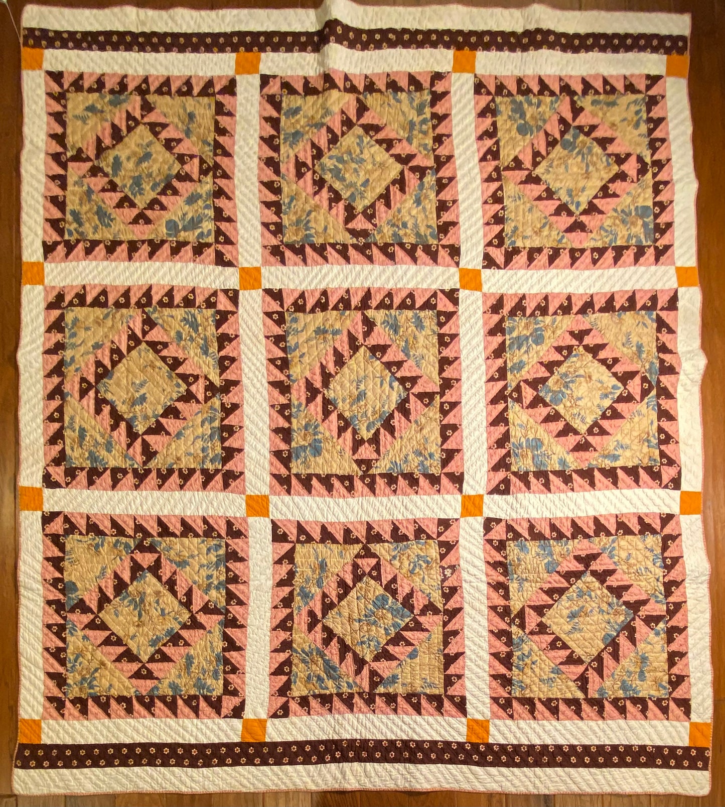 Sawtooth Square in a Square Quilt