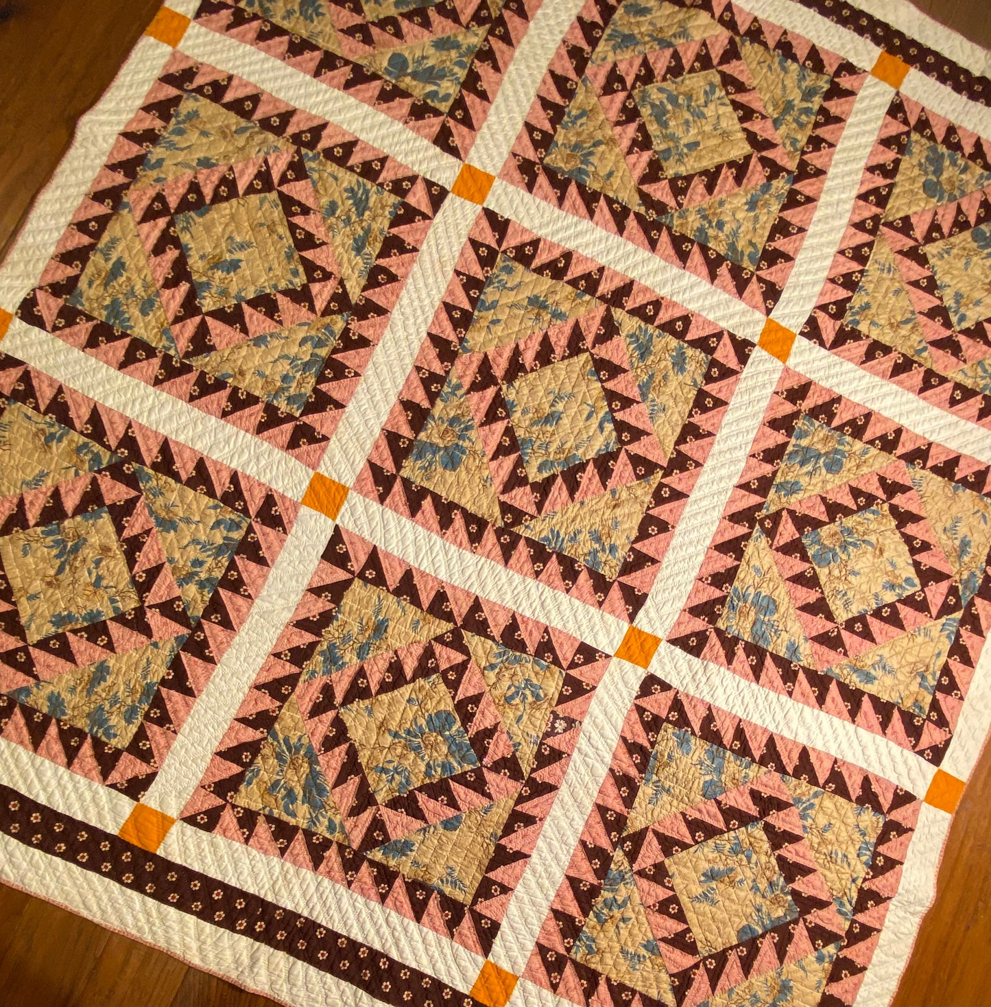 Sawtooth Square in a Square Quilt