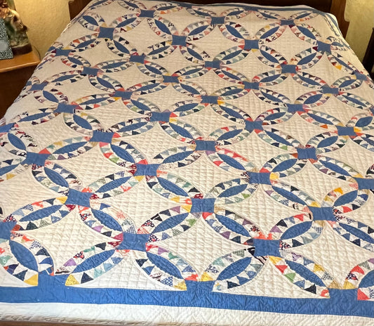 Pickle Dish Quilt, a Wedding Ring Variation