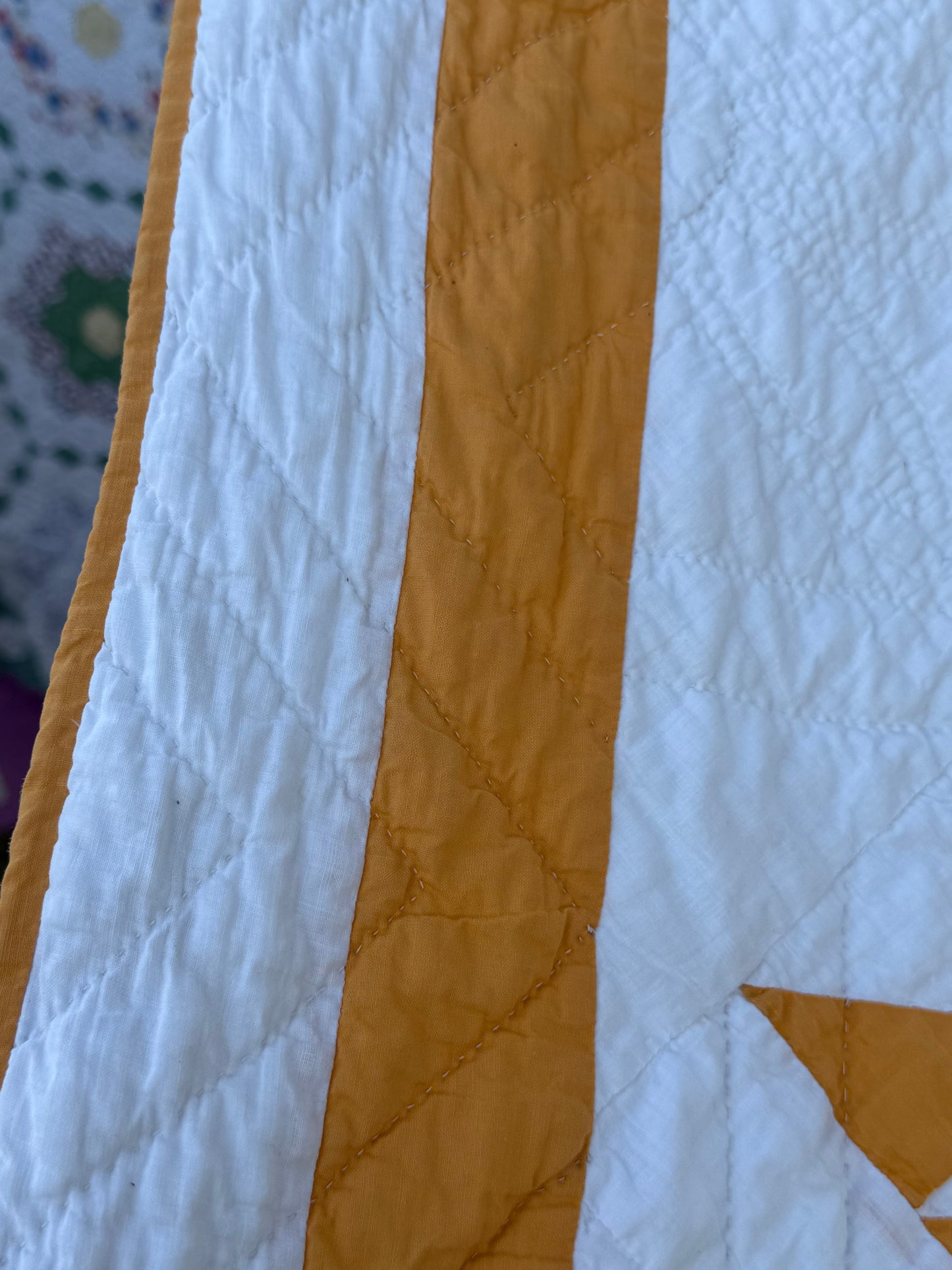 Pieced and Appliqué Basket Quilt