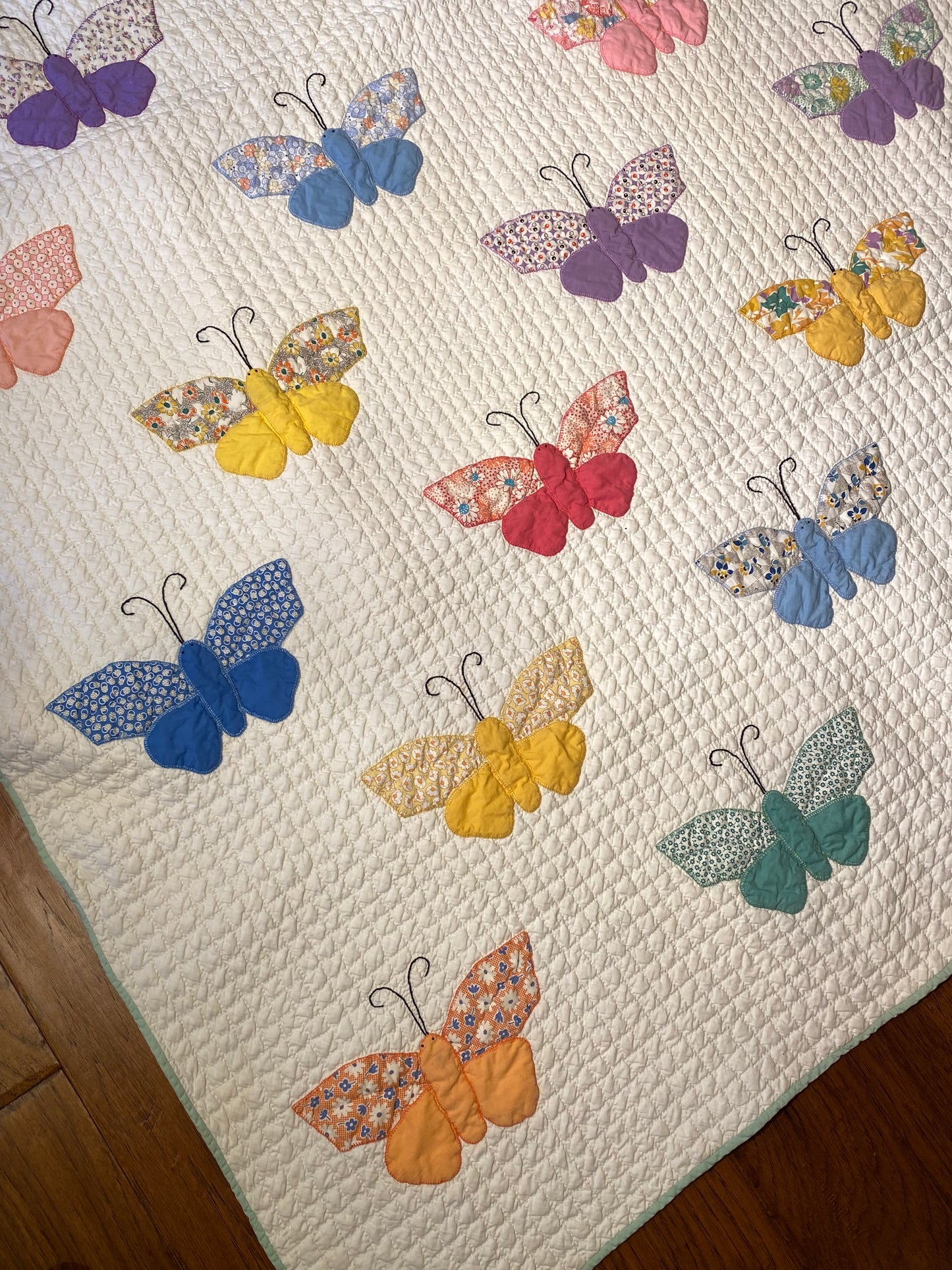 Floating Butterflies Appliqué Quilt