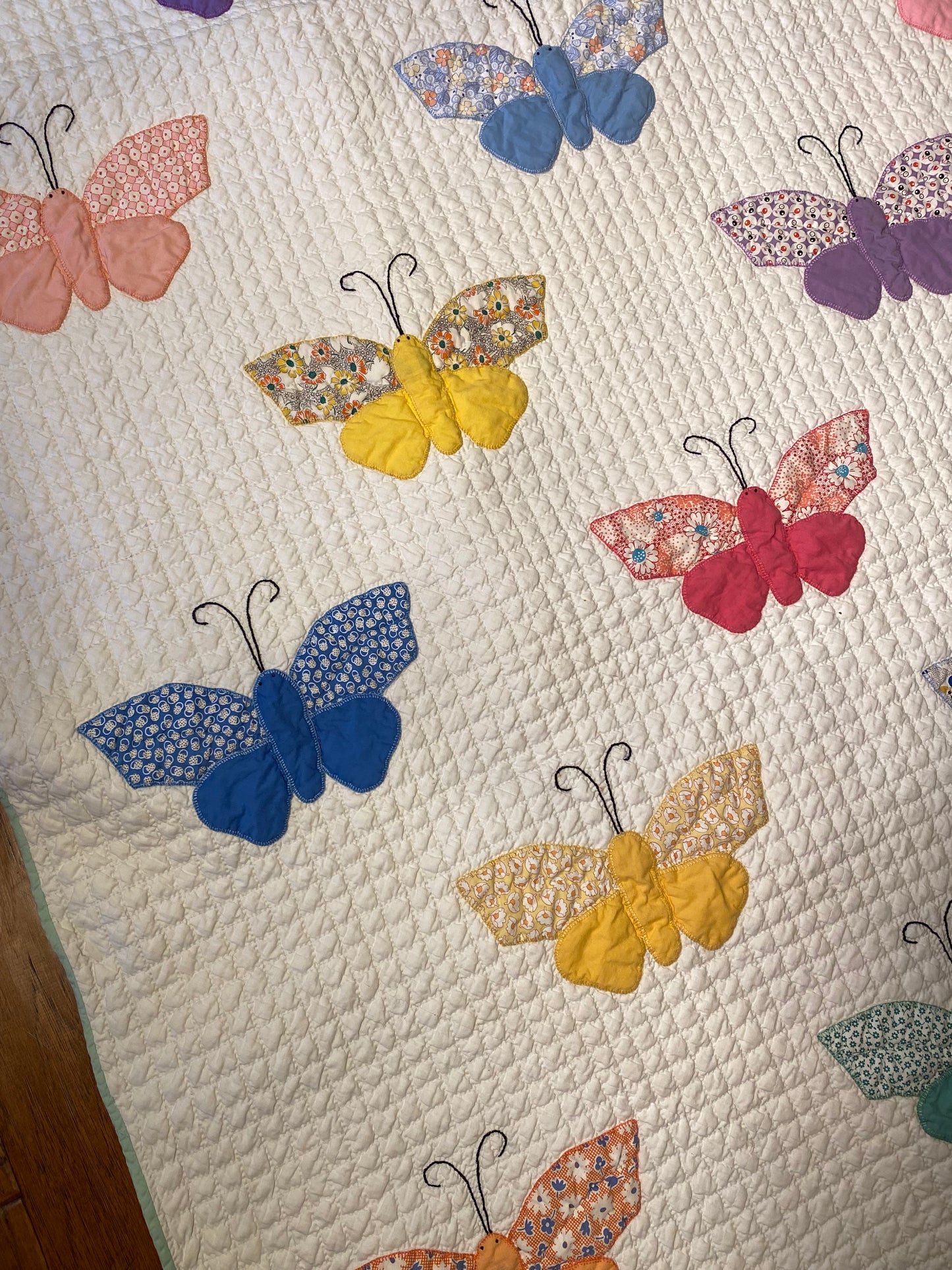 Floating Butterflies Appliqué Quilt