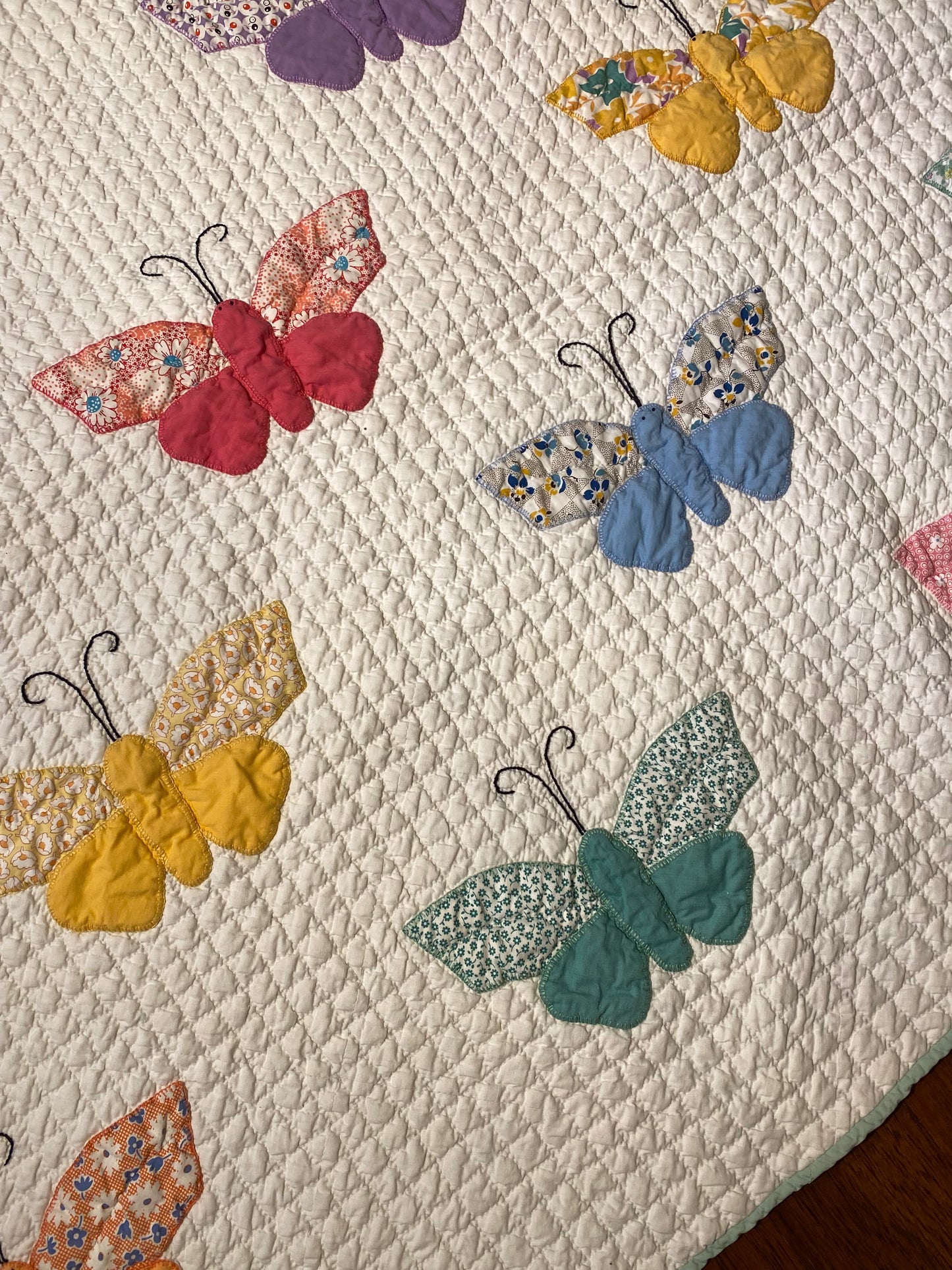 Floating Butterflies Appliqué Quilt