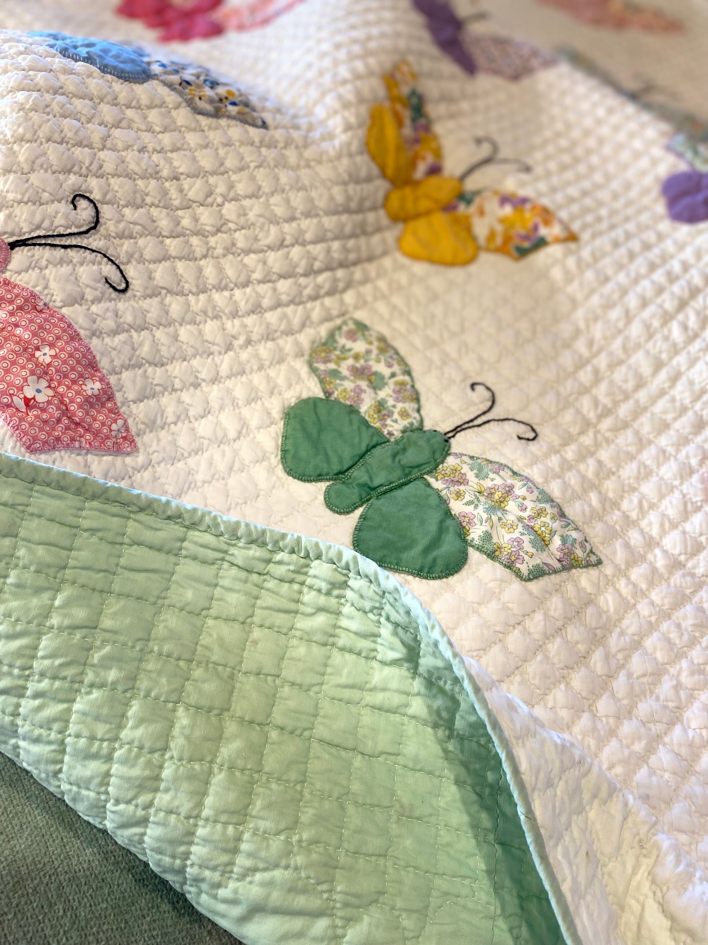 Floating Butterflies Appliqué Quilt