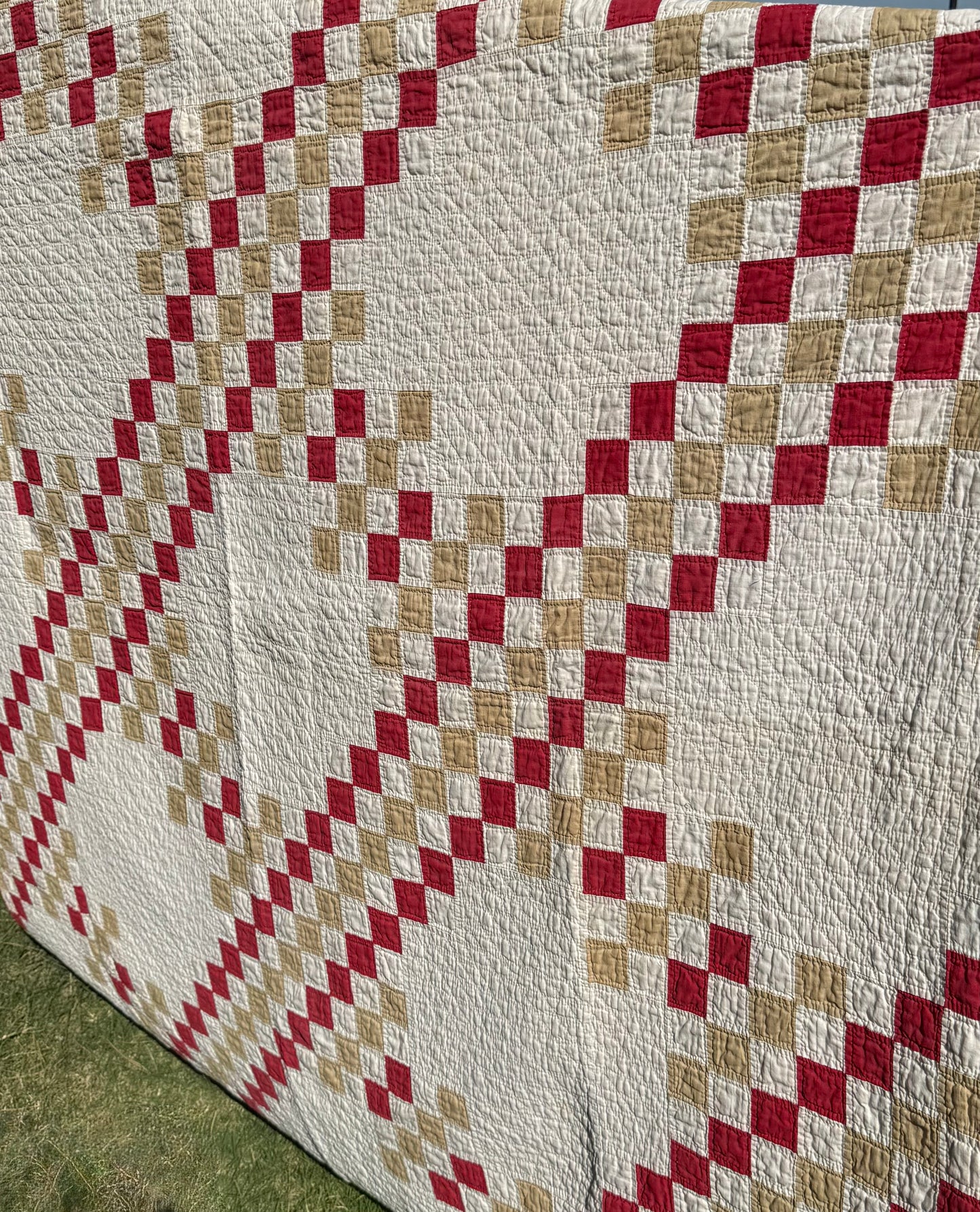 Patchwork of Blocks and Chain Quilt