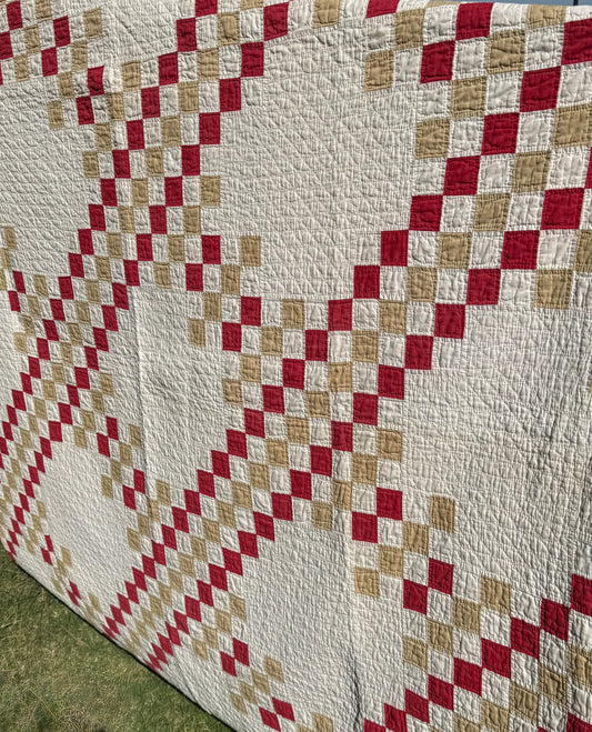Patchwork of Blocks and Chain Quilt