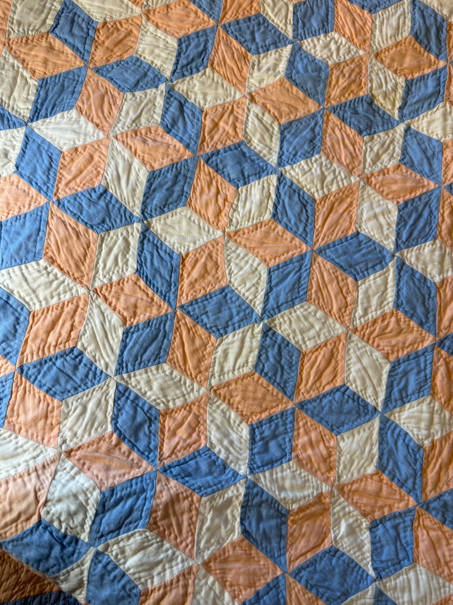 Tumbling Baby Blocks Crib Quilt