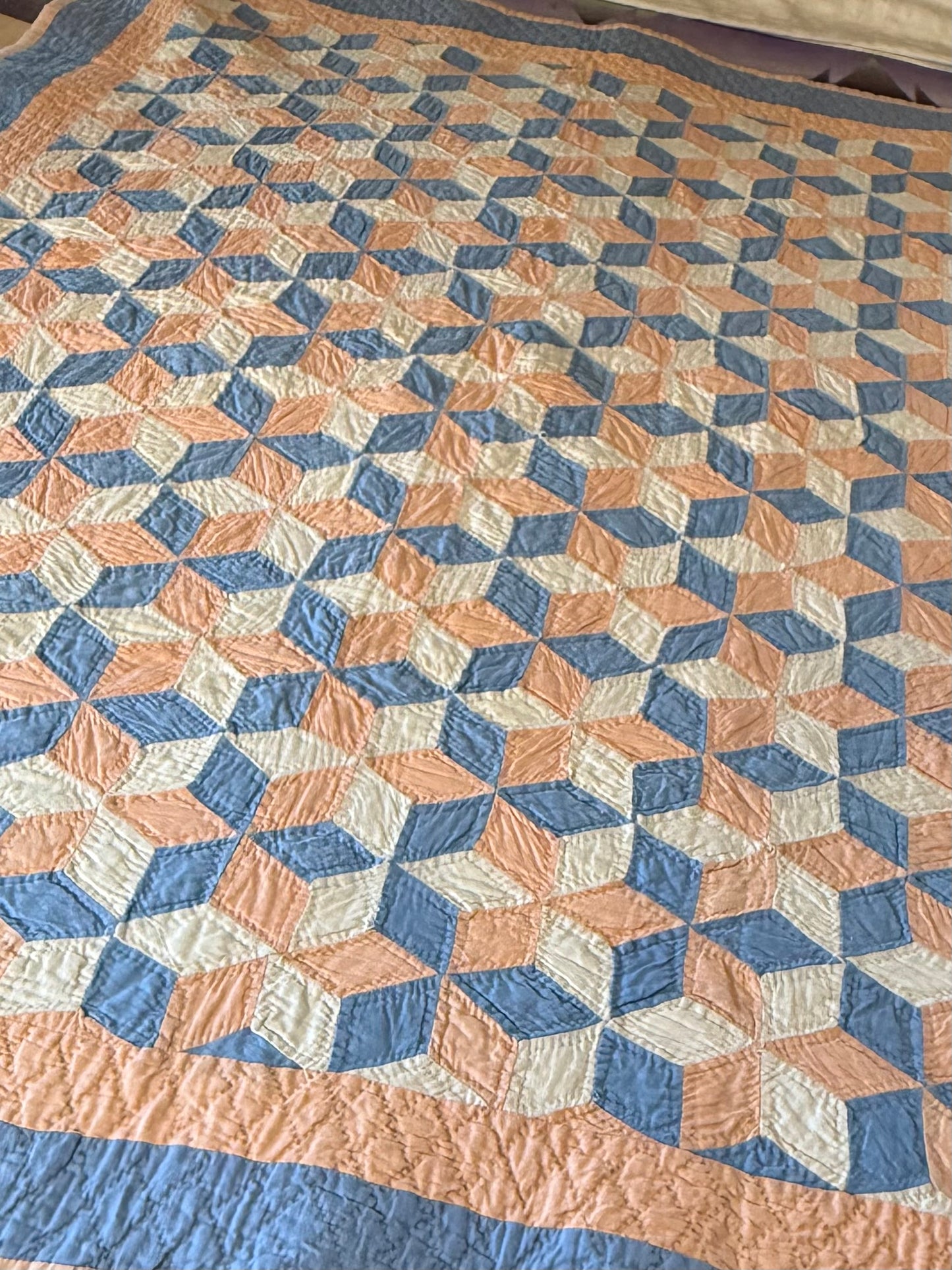 Tumbling Baby Blocks Crib Quilt