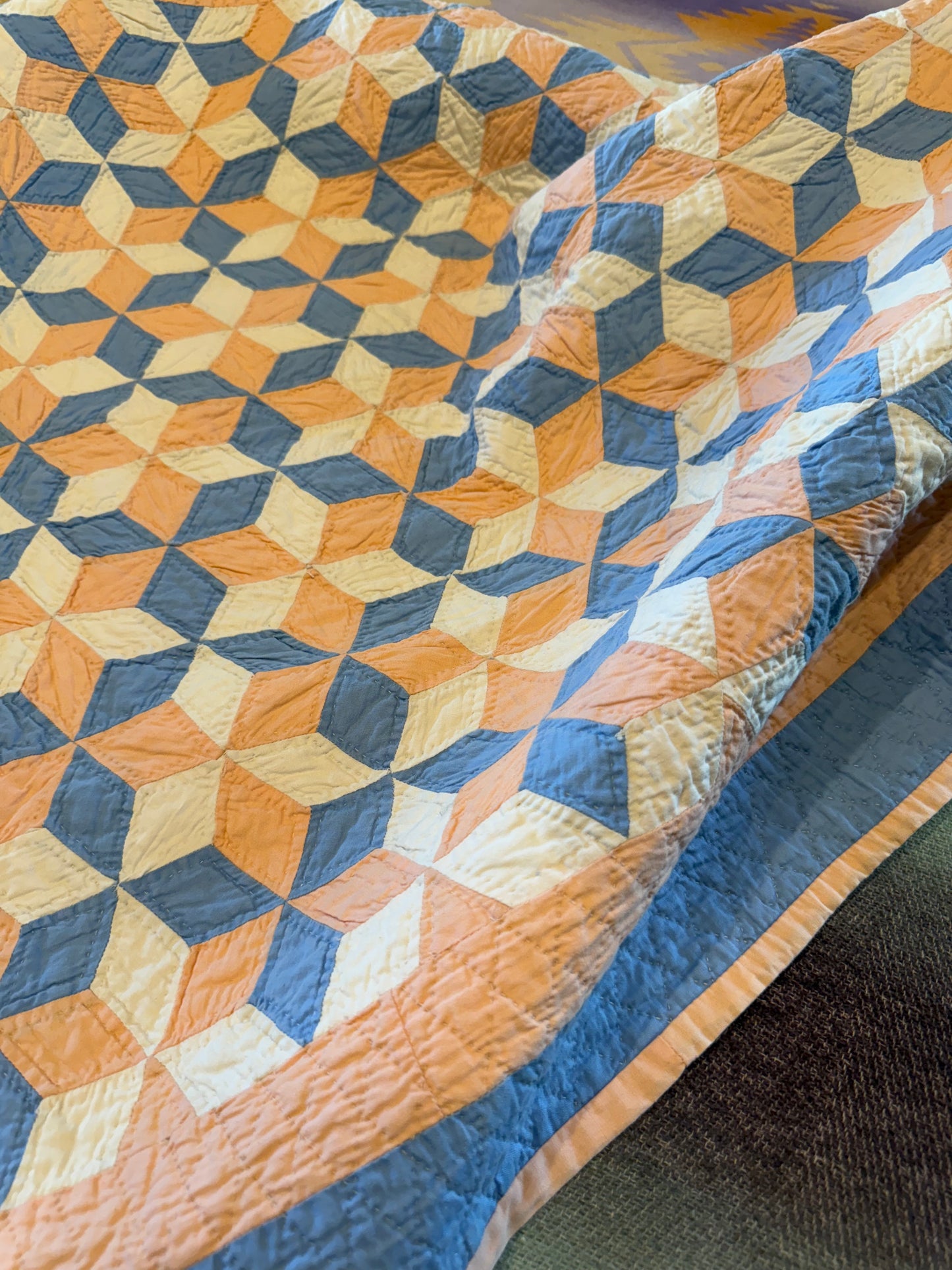 Tumbling Baby Blocks Crib Quilt