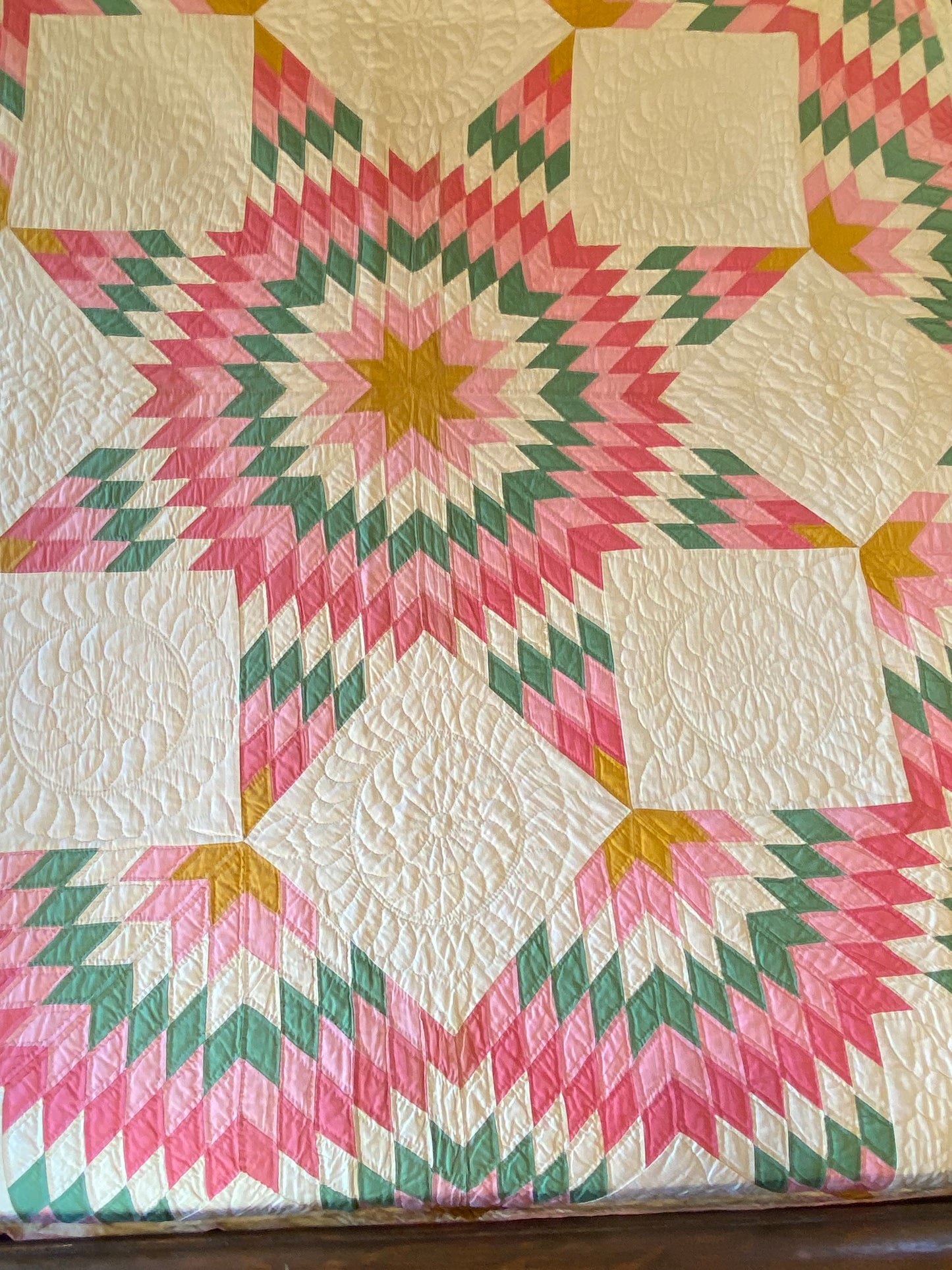 Broken Star in Solids Quilt - Exhibited - Sold