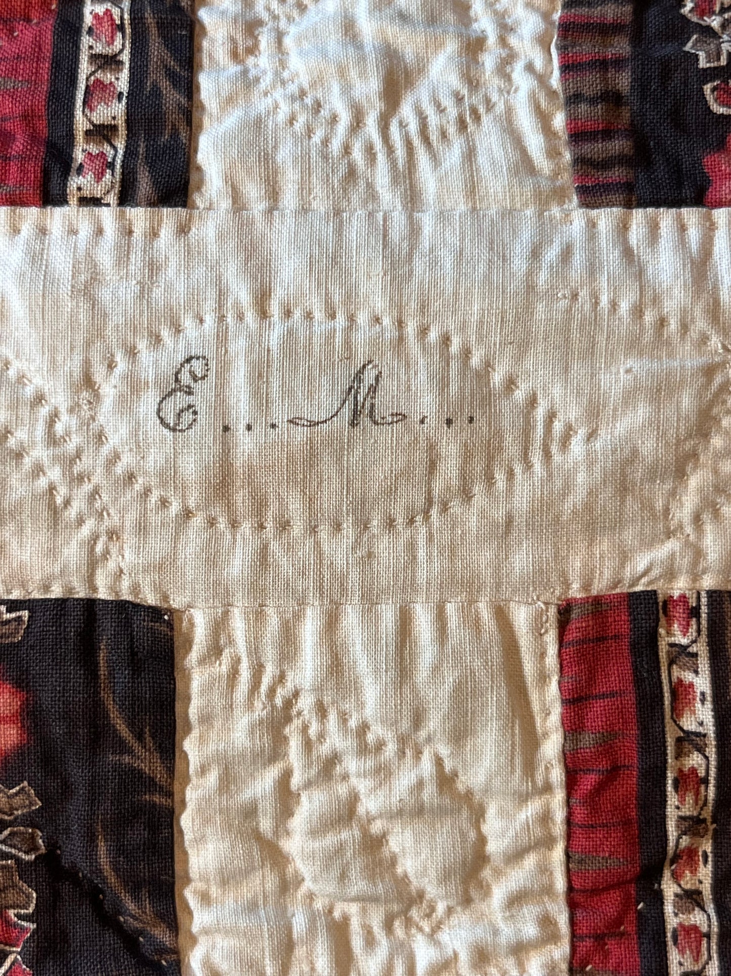 Early 1853 New York Signature Album Quilt