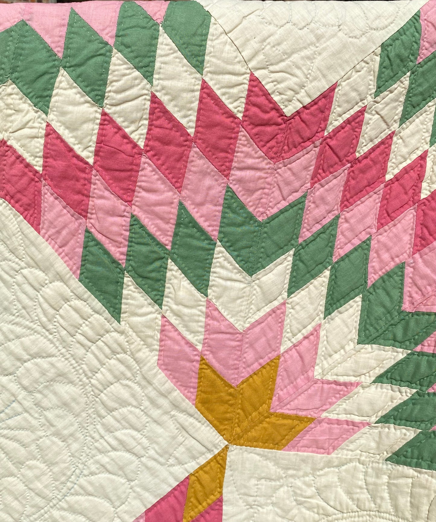 Broken Star in Solids Quilt - Exhibited - Sold