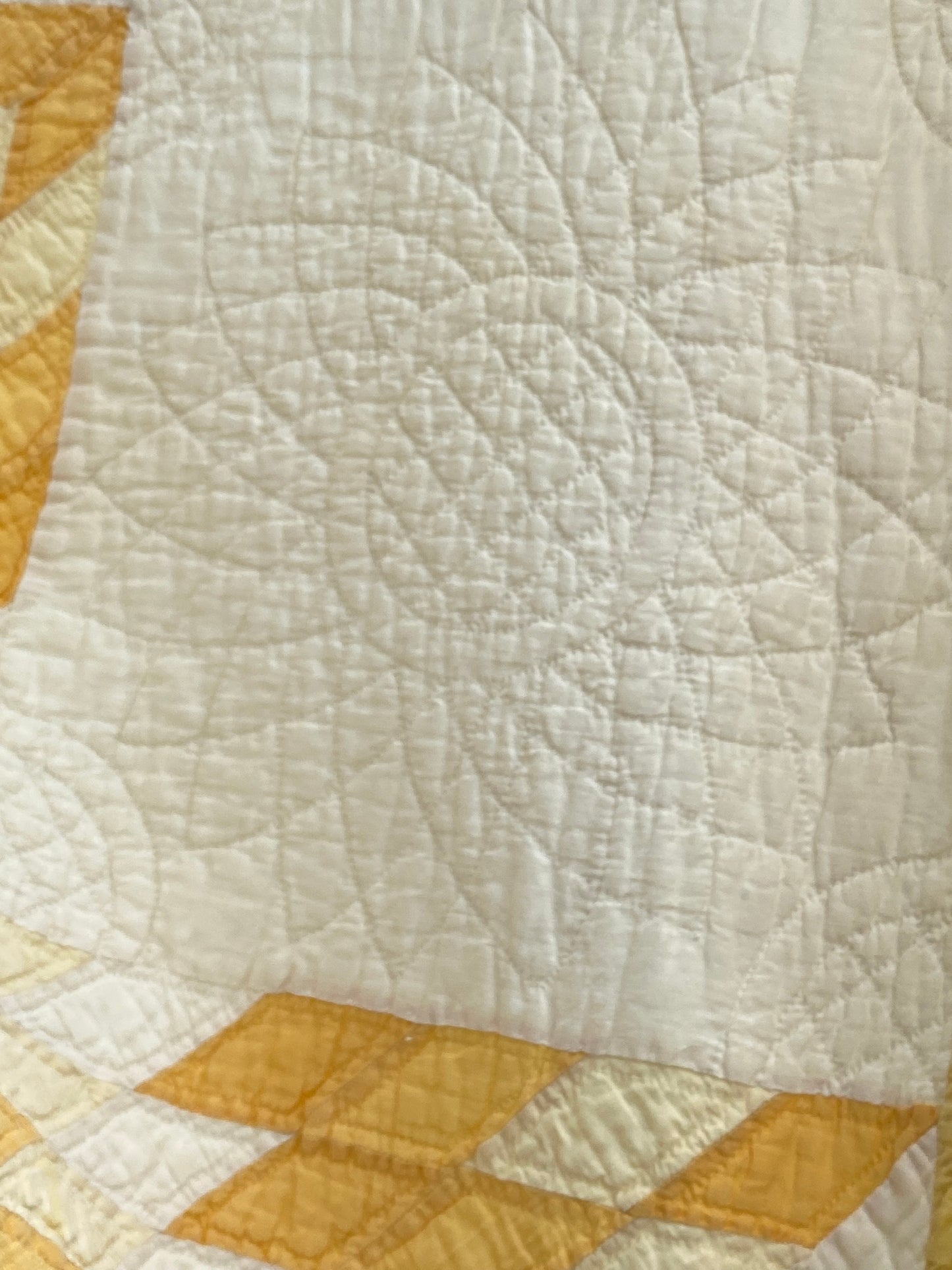 Broken Star Quilt in Yellows