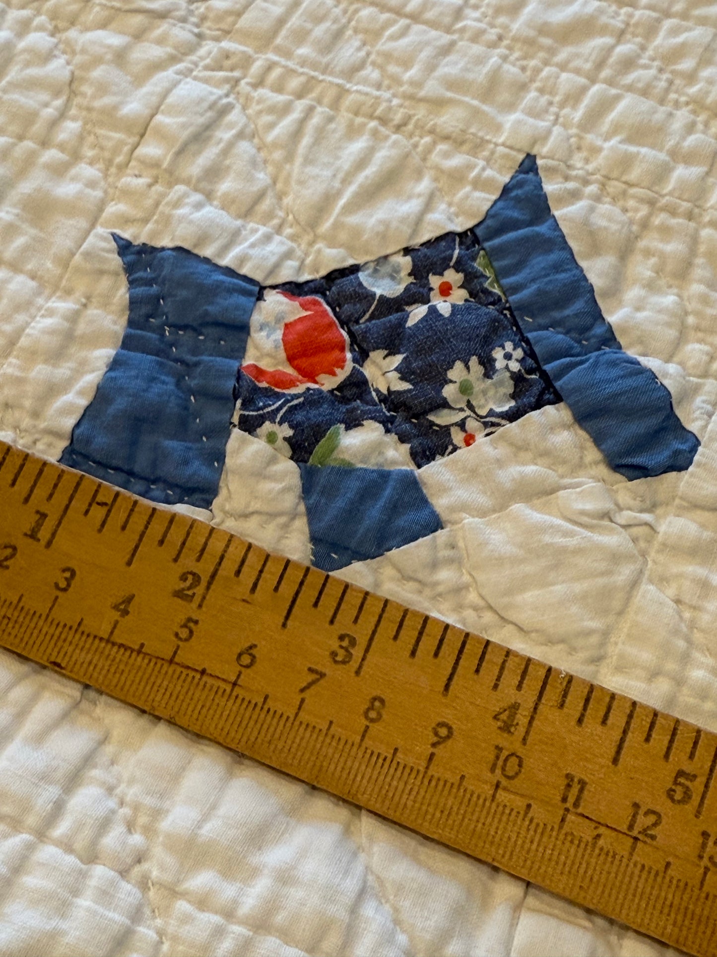 Original Small Scale Scottie Dog Quilt -Crib/Youth