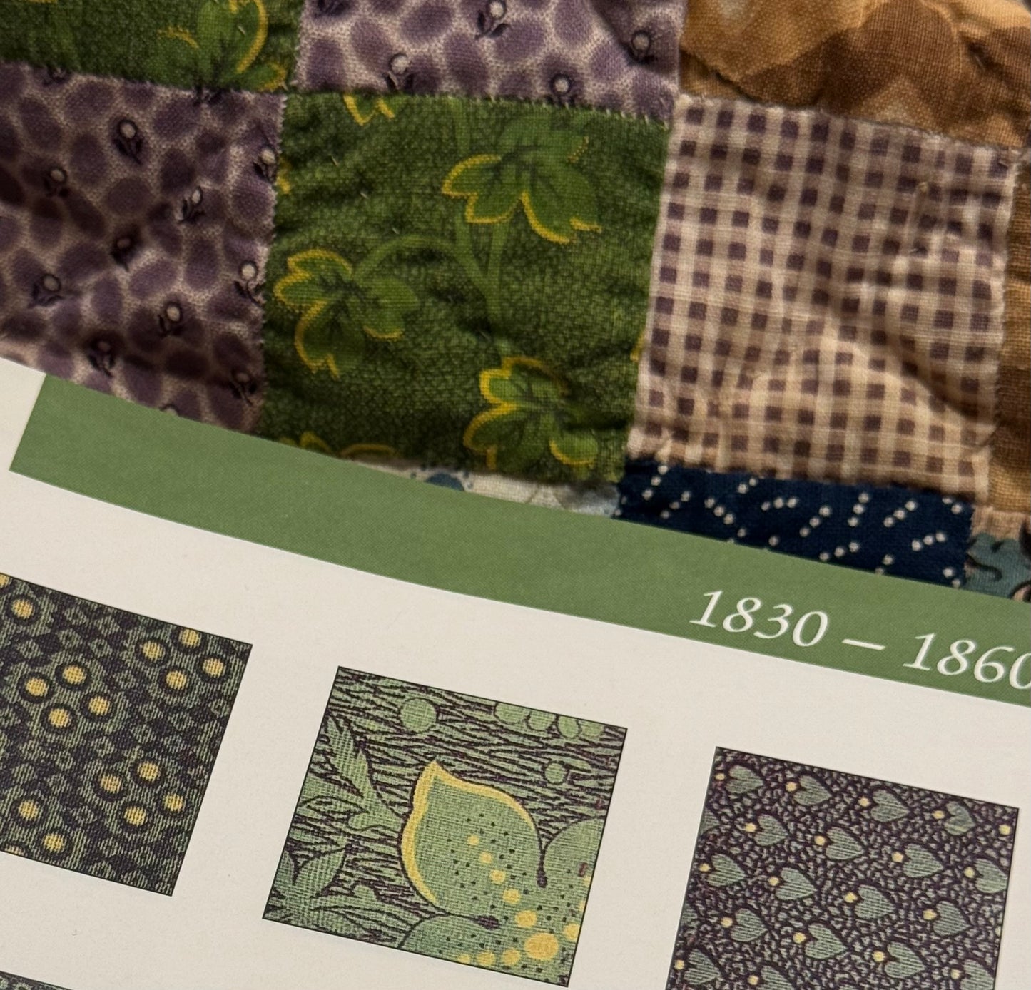 Scrappy Medallion Patchwork Fabrics Crib Quilt