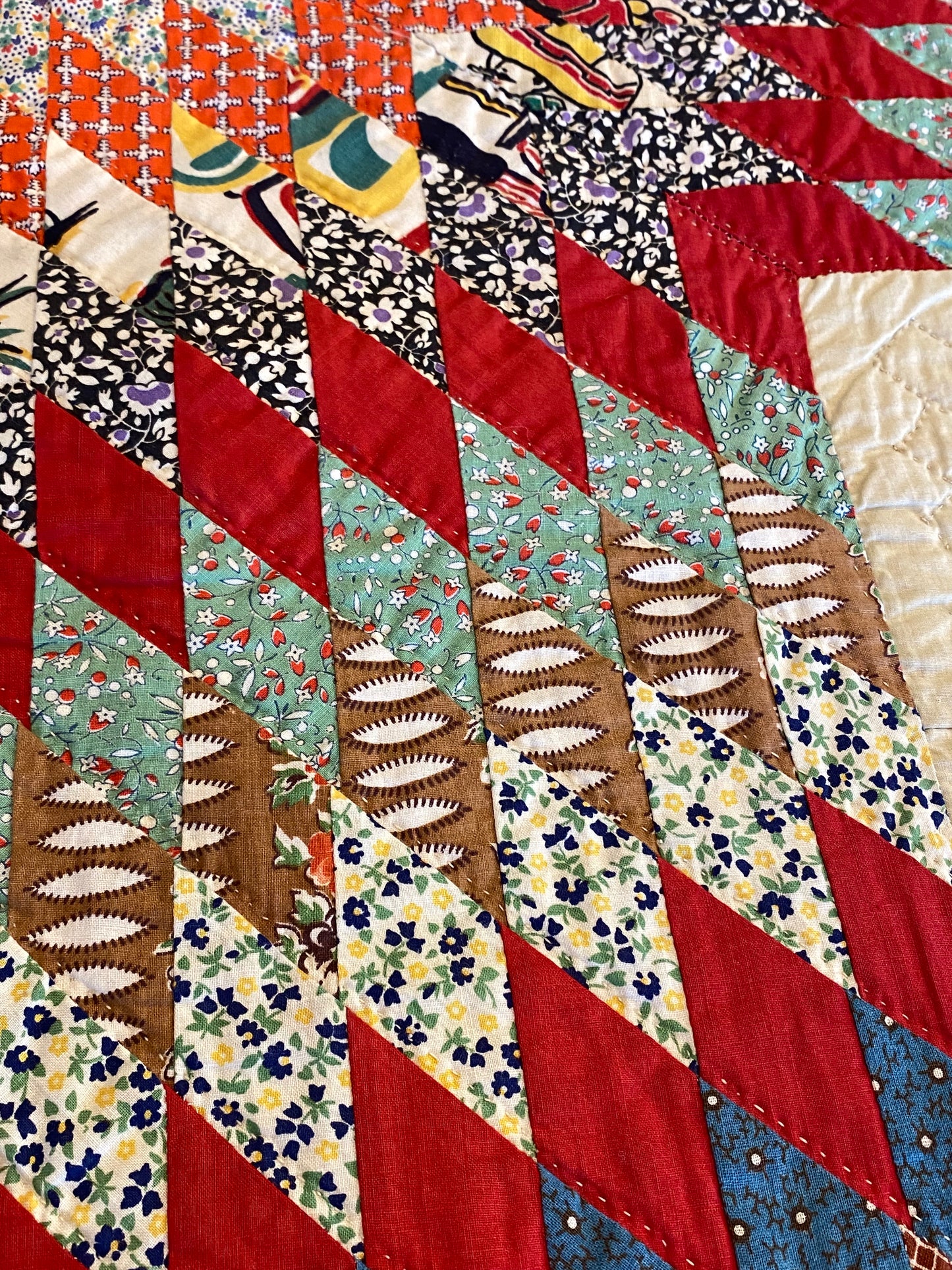 Blazing Star of Stars with Stars Border Quilt