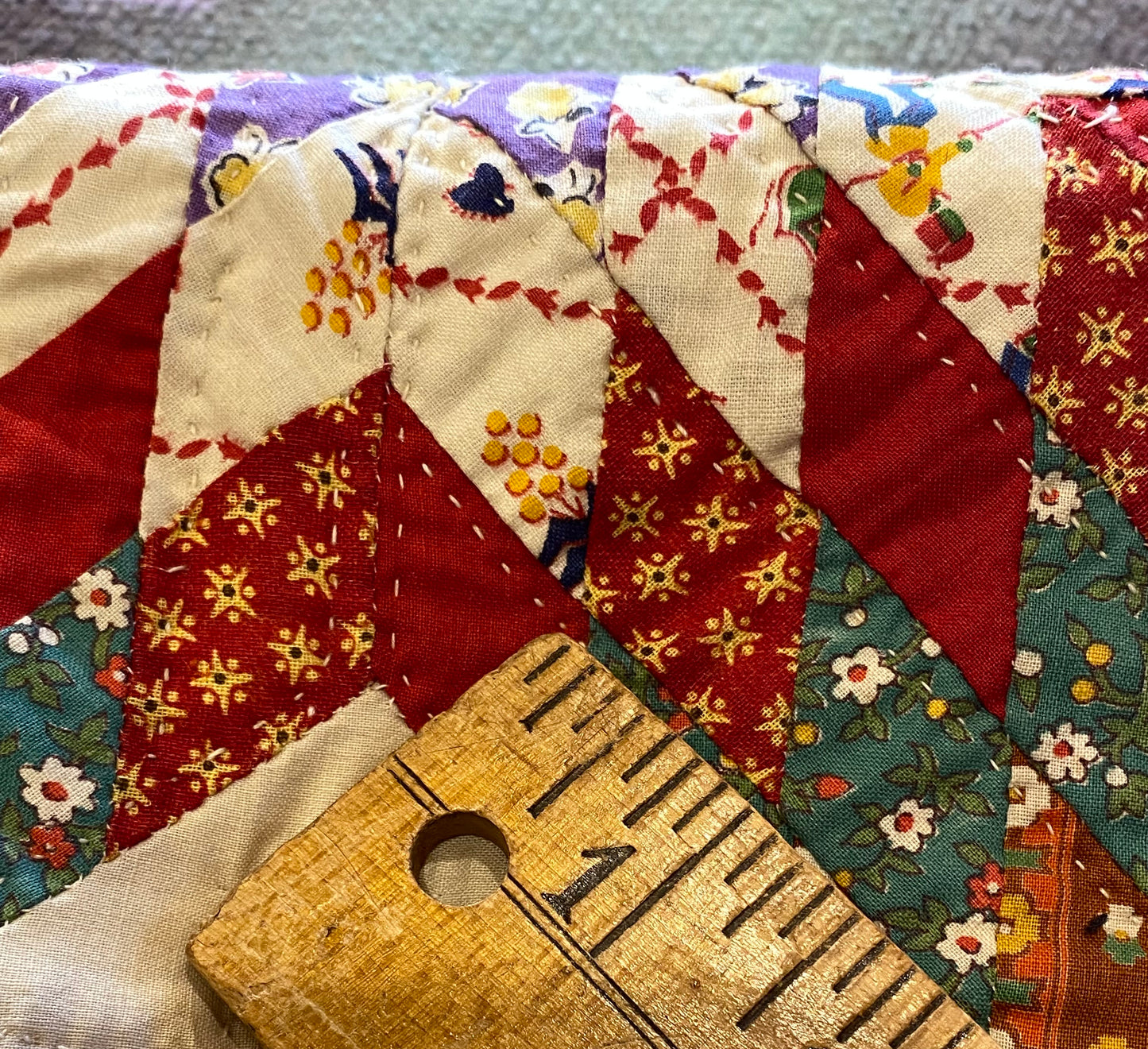 Blazing Star of Stars with Stars Border Quilt