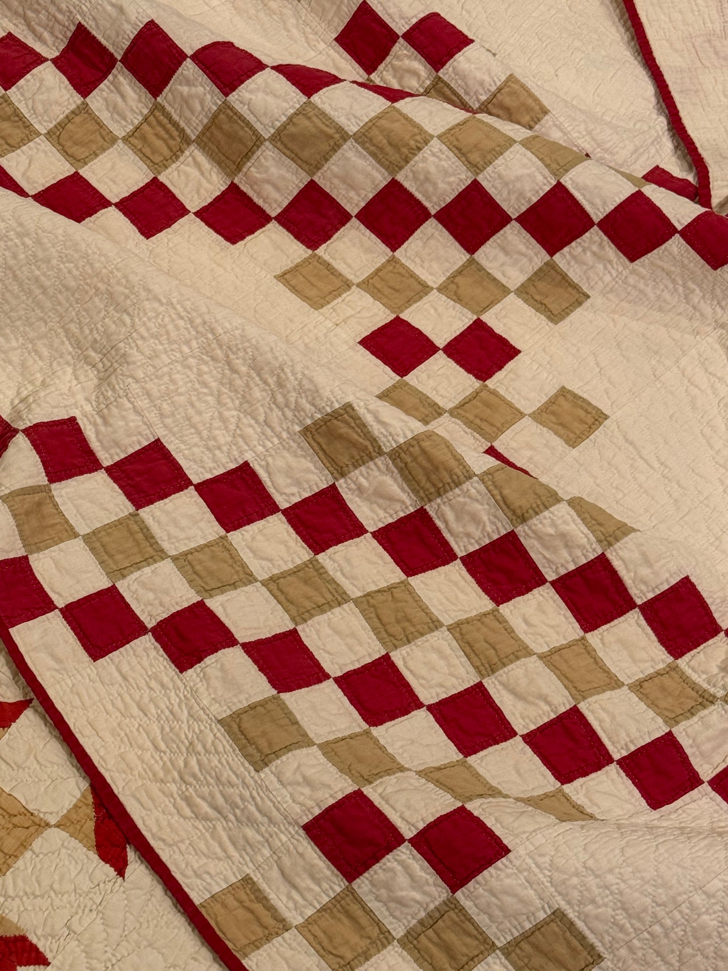 Patchwork of Blocks and Chain Quilt