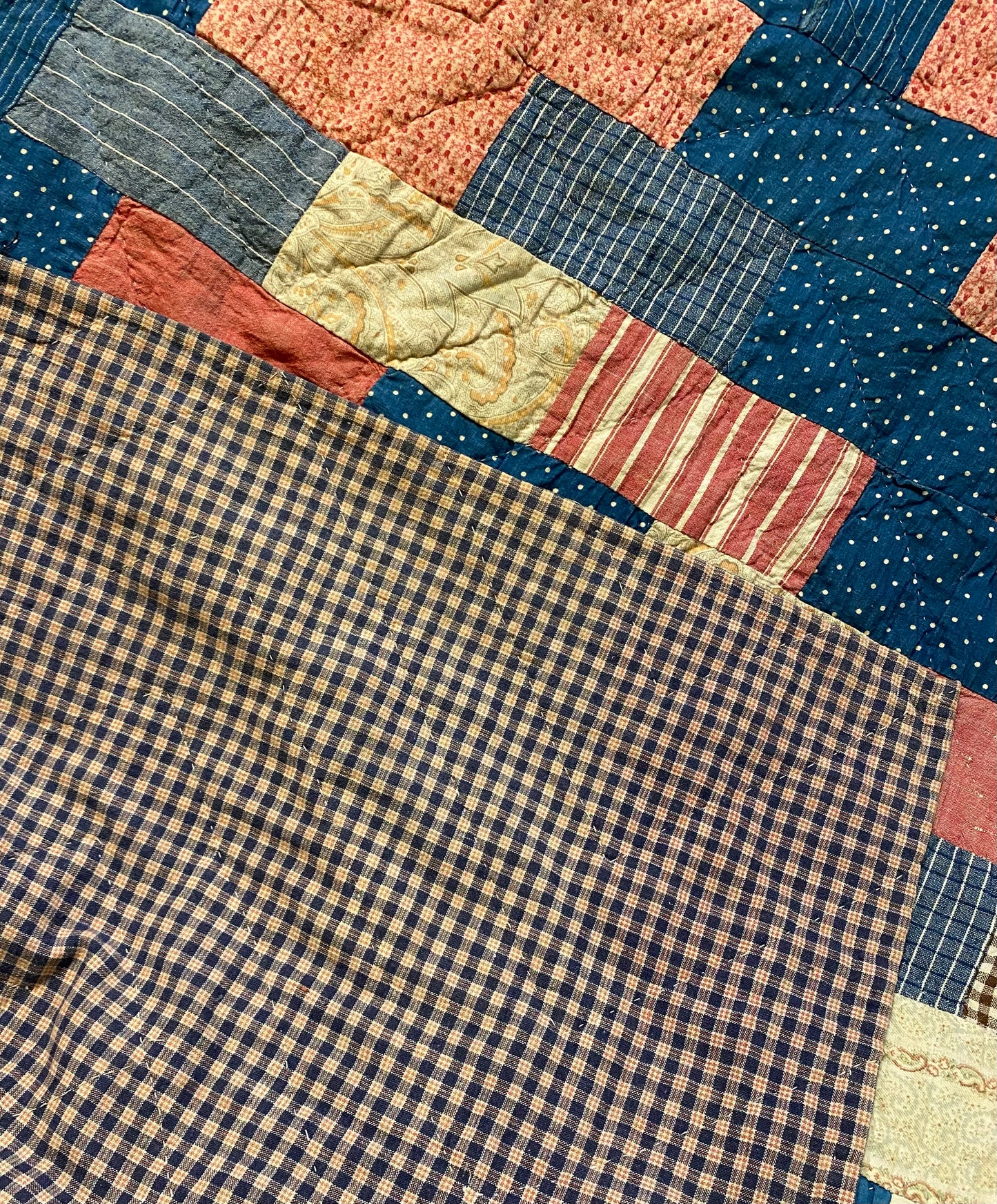 Scrappy Brickwork Quilt