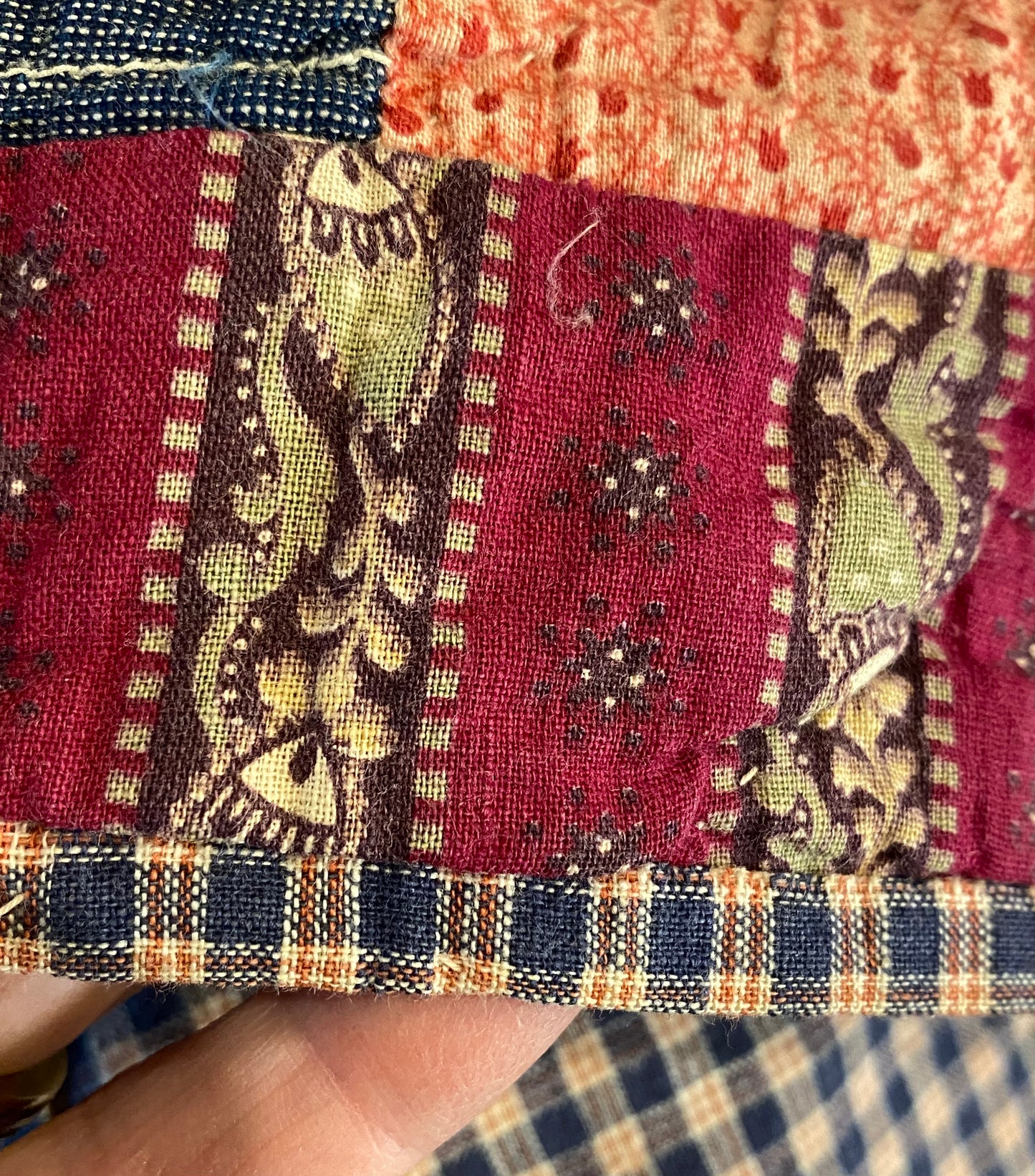 Scrappy Brickwork Quilt