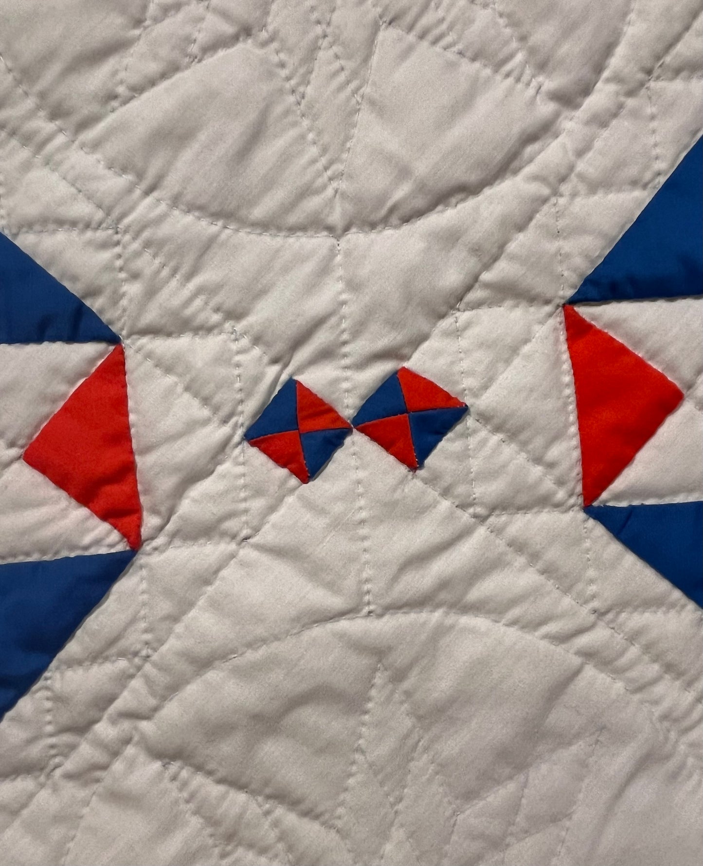 1976 Bicentennial Star Mountain Mist Vintage Quilt