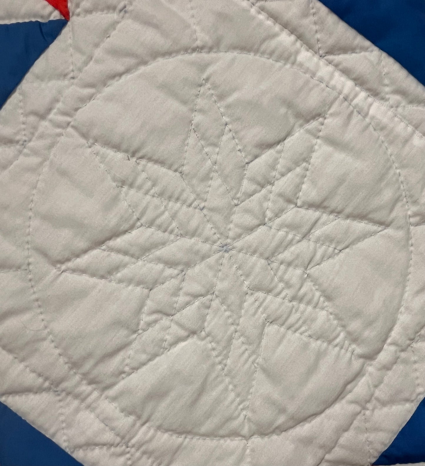 1976 Bicentennial Star Mountain Mist Vintage Quilt
