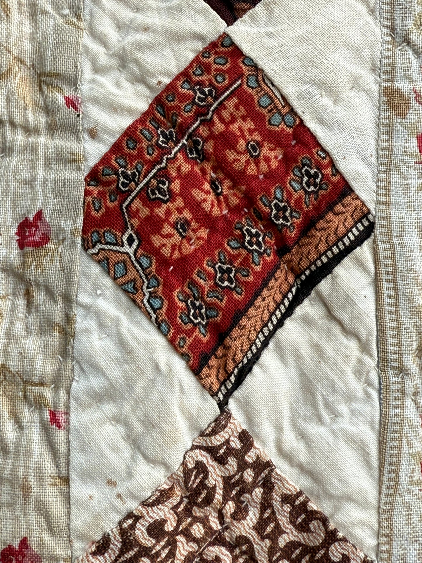 Early Shoofly Quilt with Blocks Border