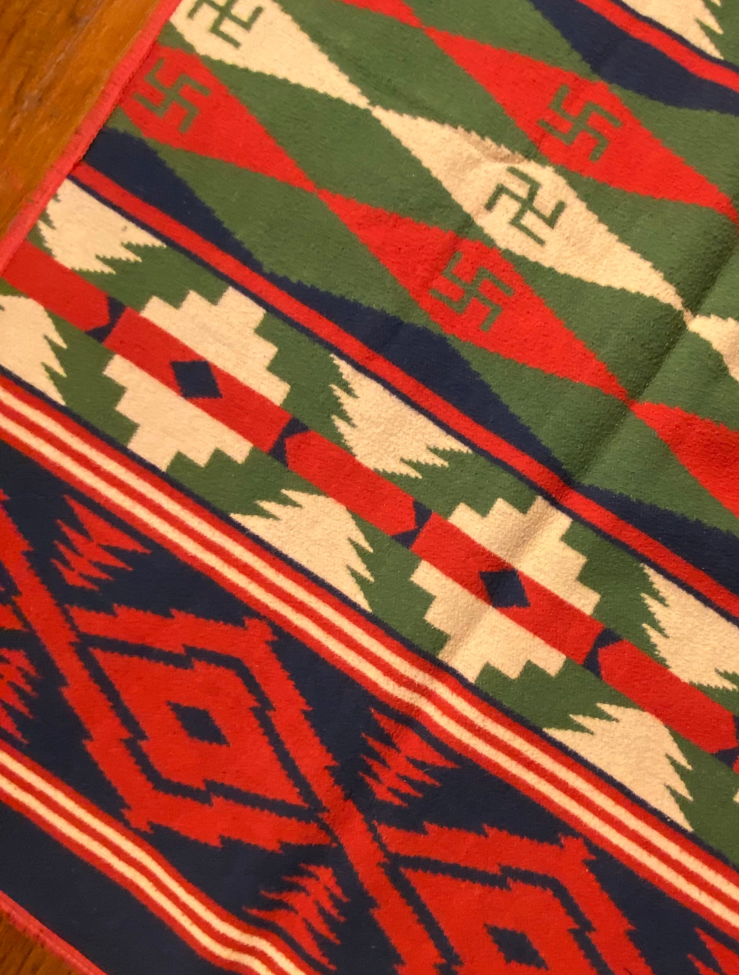 Vintage Beacon Indian Camp Southwest Blanket