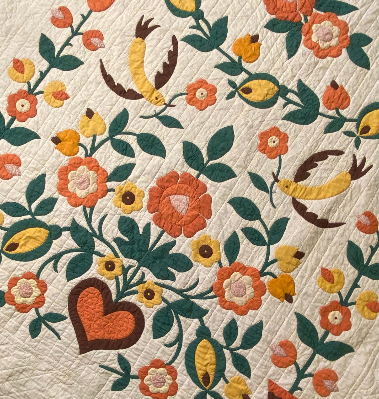 Pennsylvania Folk Art Dutch Quilt Provincial