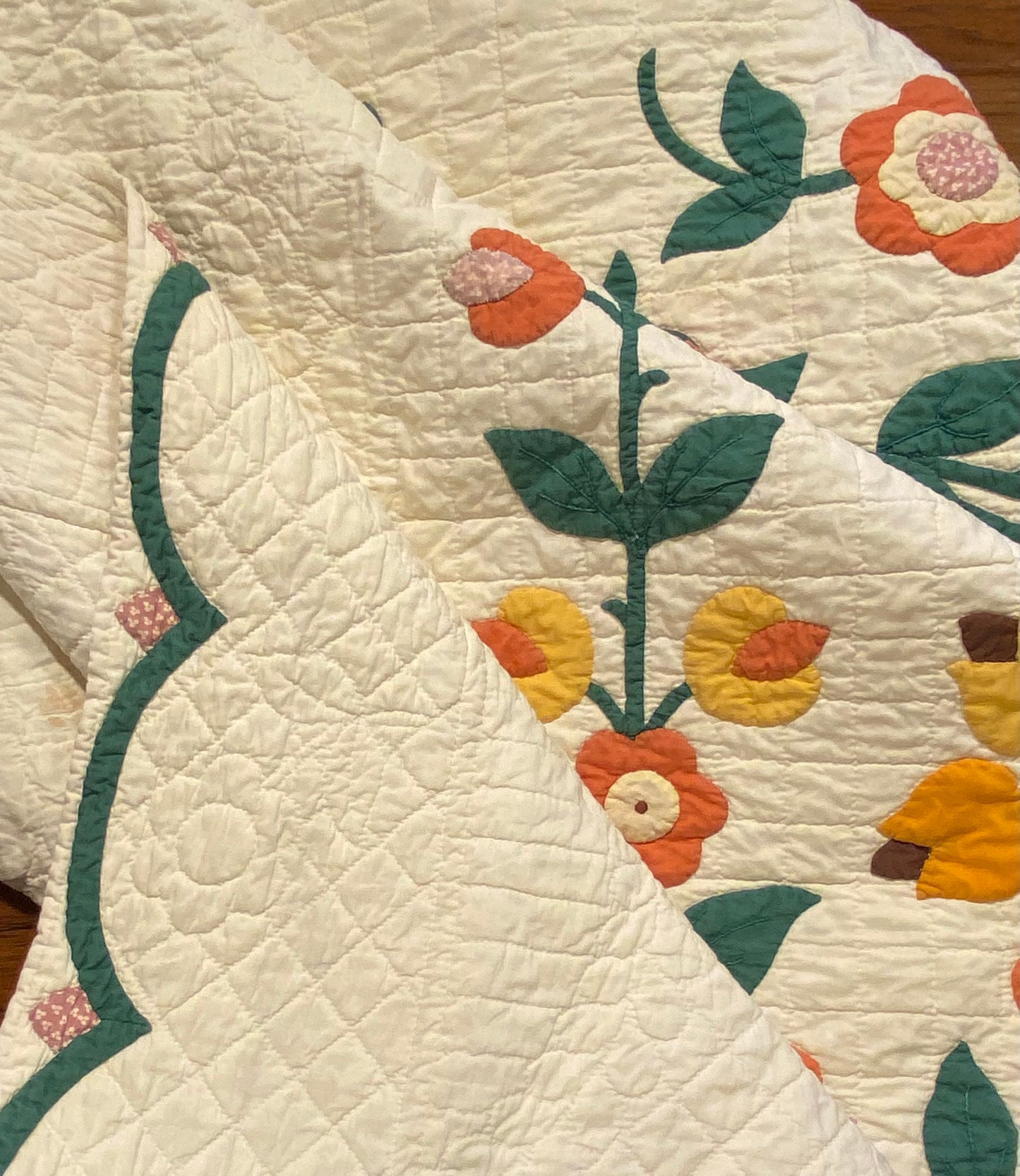 Pennsylvania Folk Art Dutch Quilt Provincial