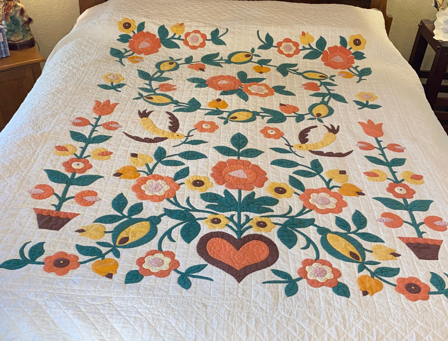 Pennsylvania Folk Art Dutch Quilt Provincial