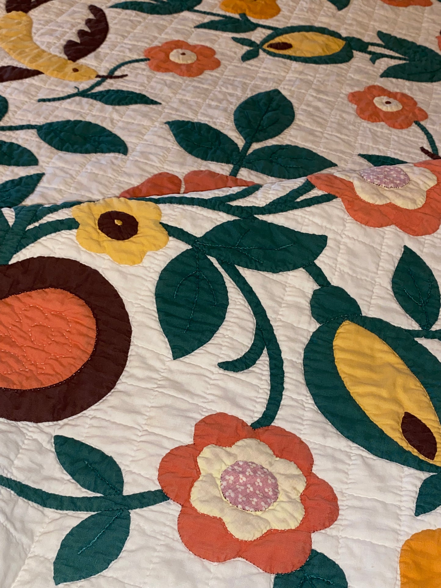 Pennsylvania Folk Art Dutch Quilt Provincial