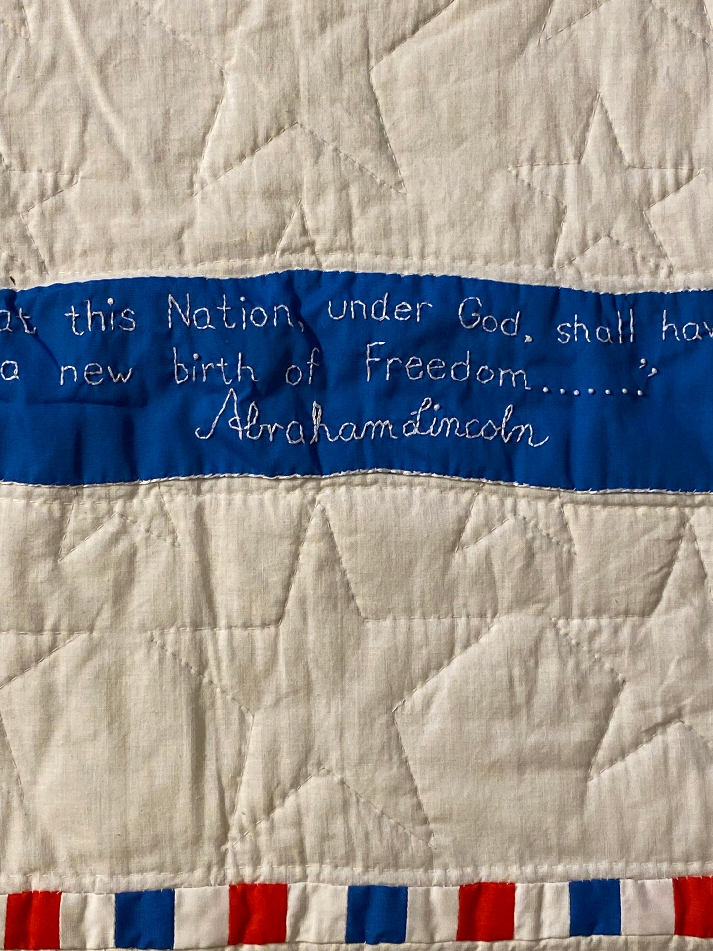 Constitution Bicentennial Vintage Quilt