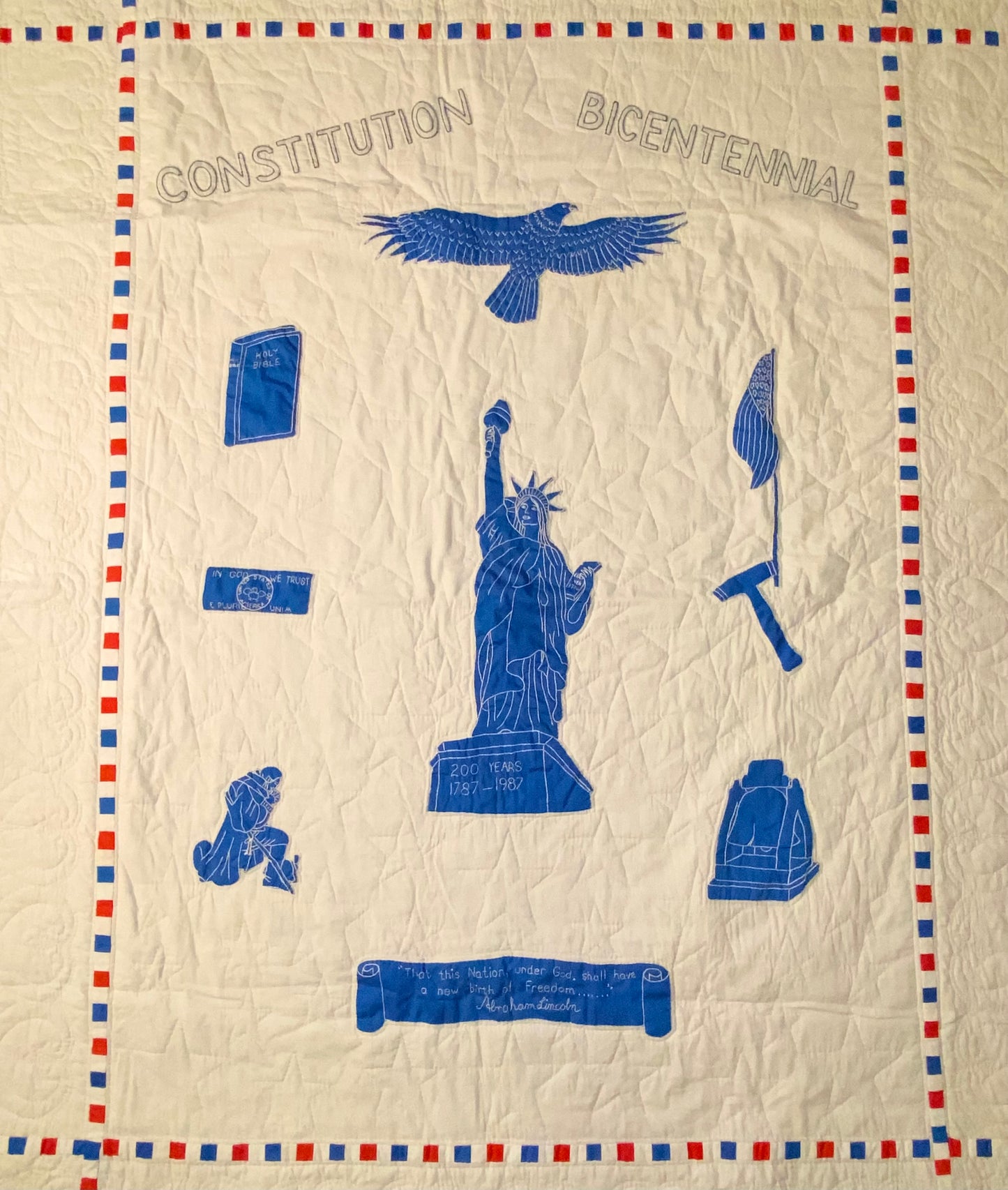Constitution Bicentennial Vintage Quilt