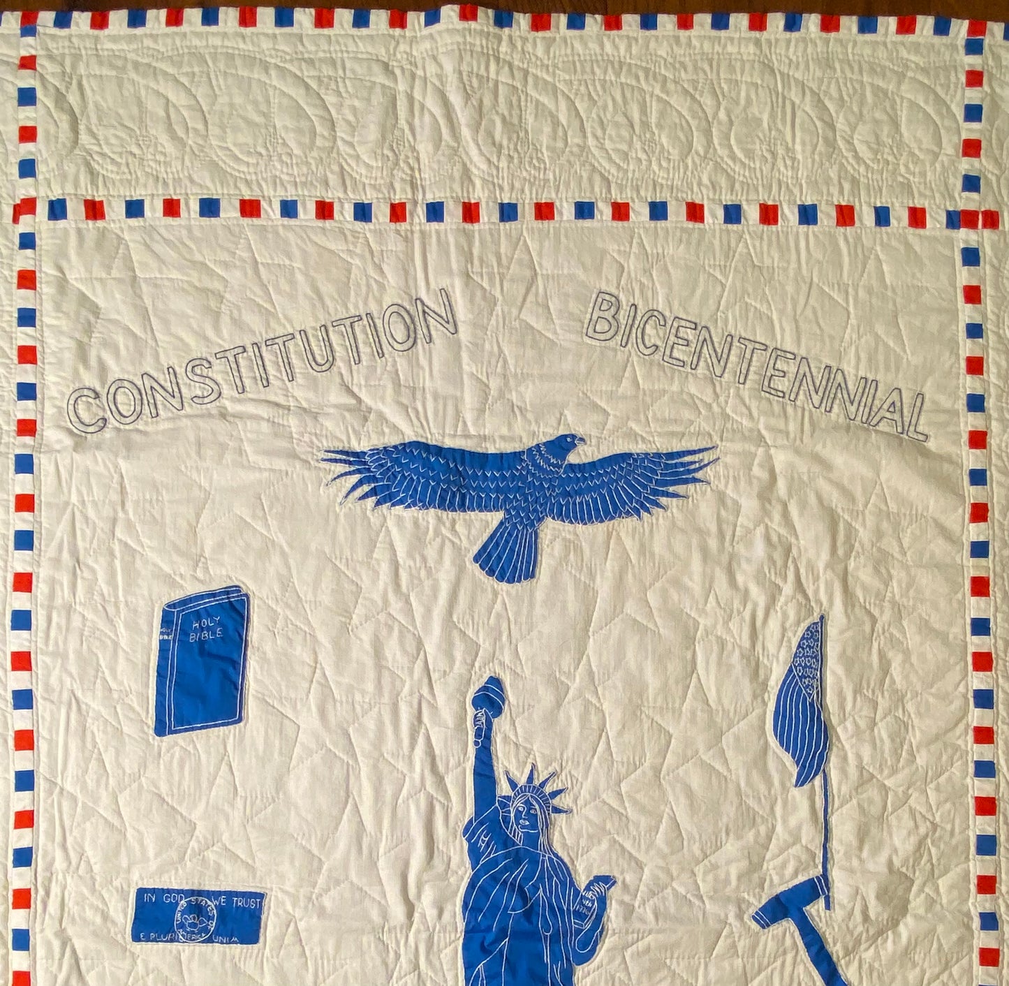 Constitution Bicentennial Vintage Quilt