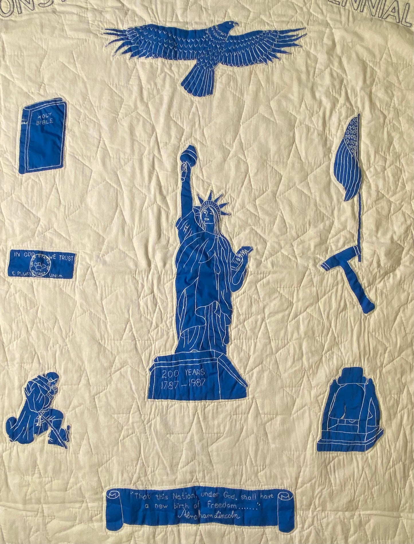 Constitution Bicentennial Vintage Quilt