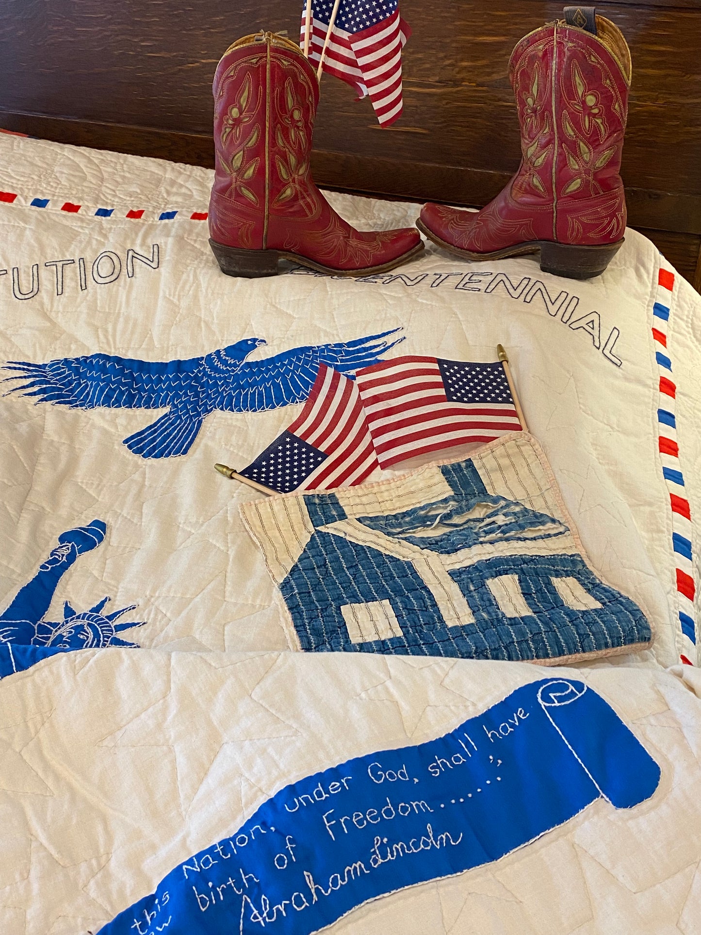 Constitution Bicentennial Vintage Quilt