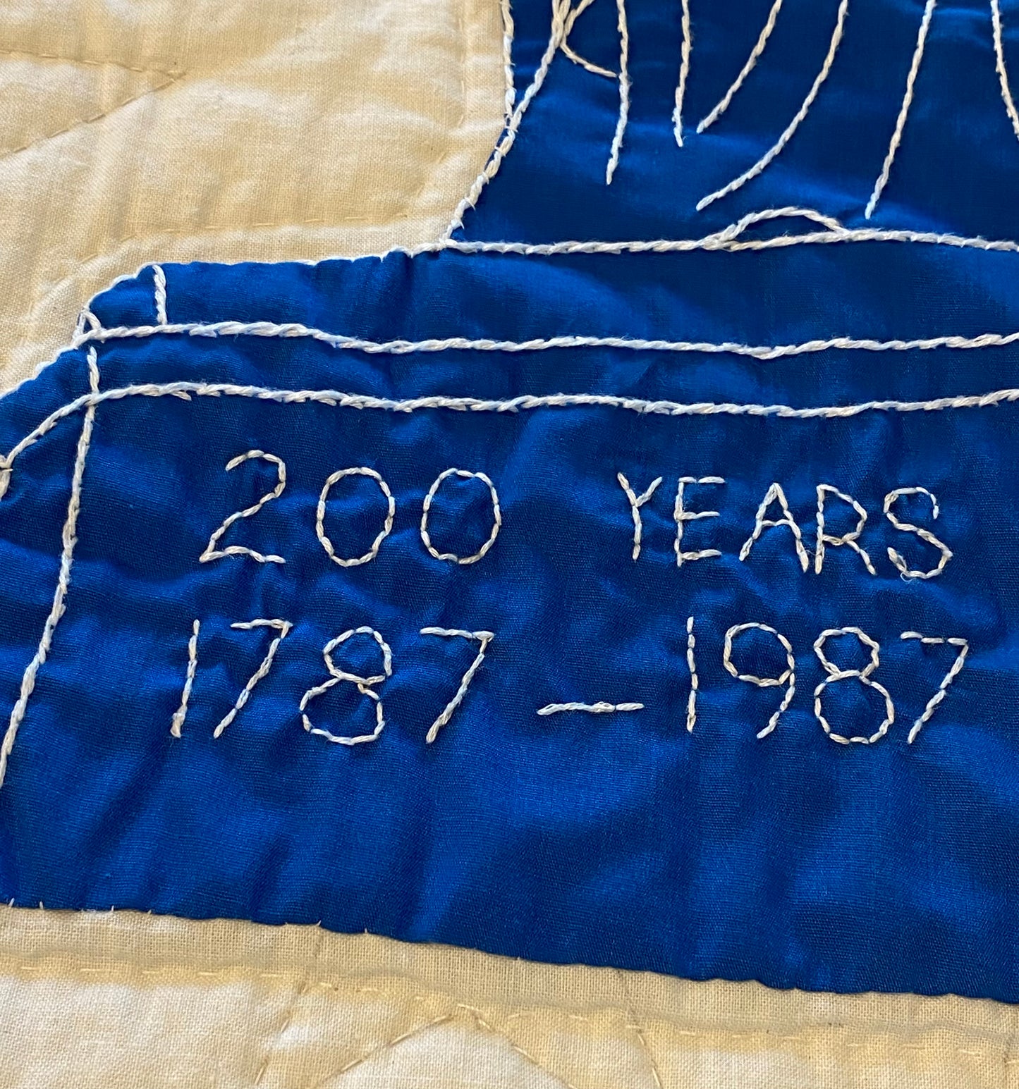 Constitution Bicentennial Vintage Quilt