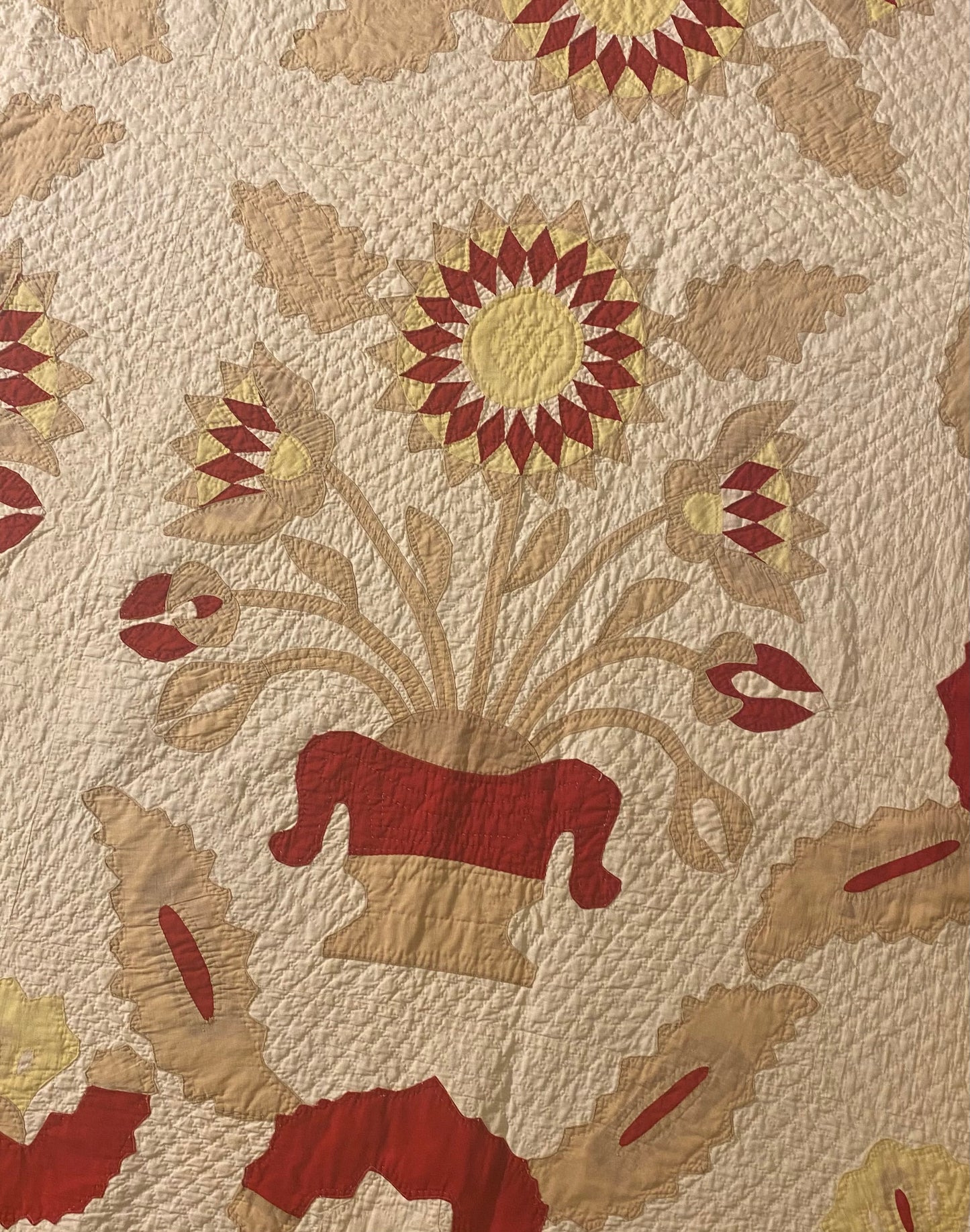 Egyptian Lotus Flower Applique Quillt