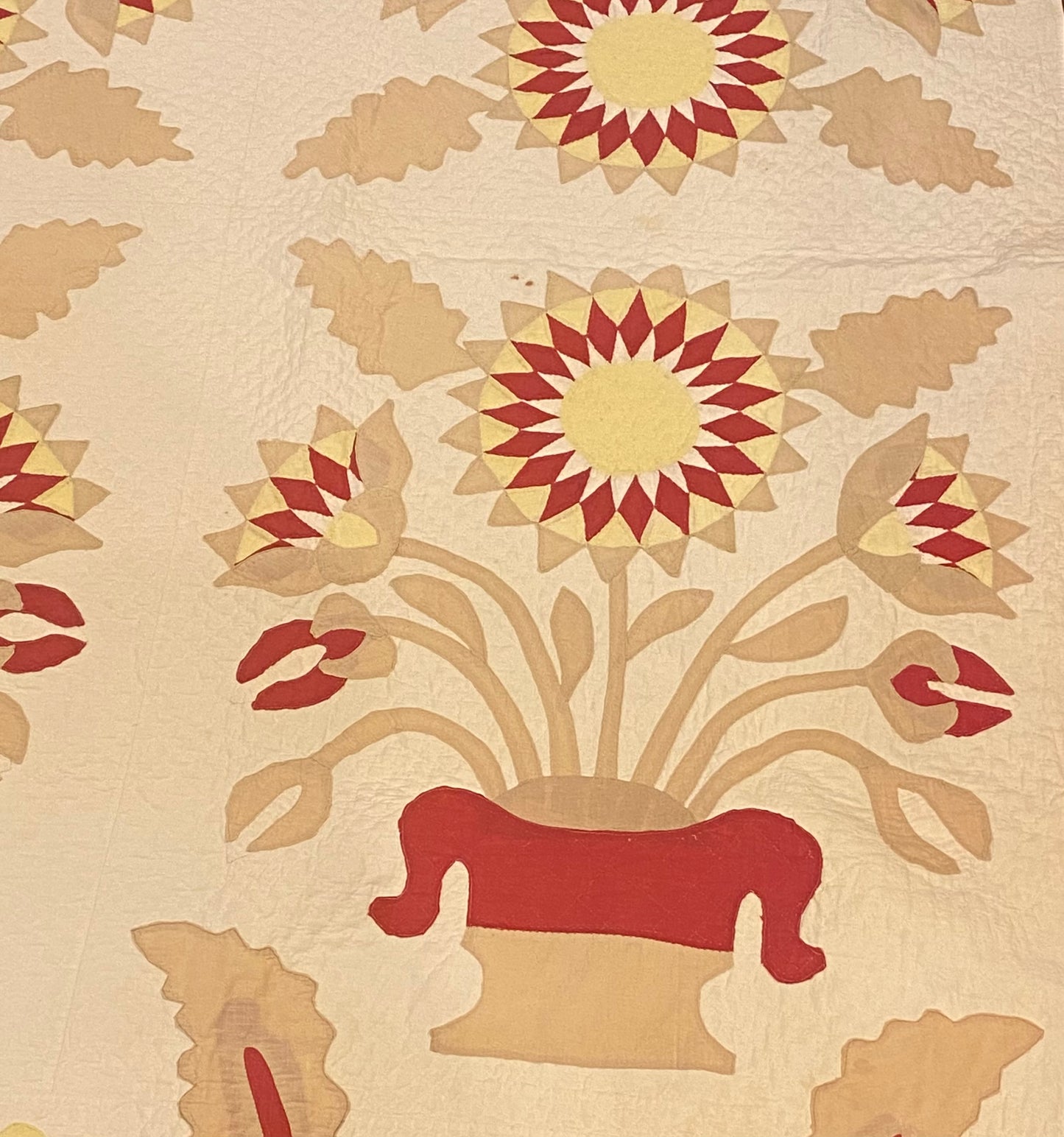 Egyptian Lotus Flower Applique Quillt