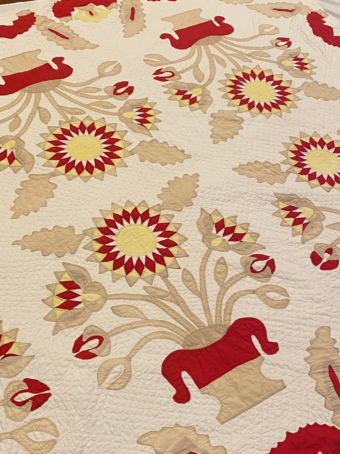 Egyptian Lotus Flower Applique Quillt